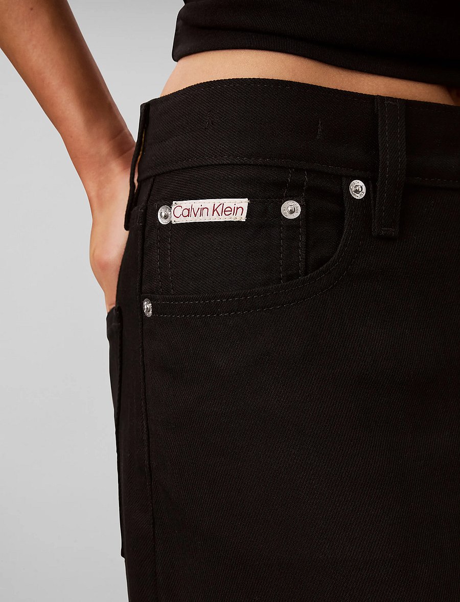 Calvin Klein Jeans - DENIM MAXI SKIRT CK CLASSIC BLAC - jeansröcke - ck classic black - 4