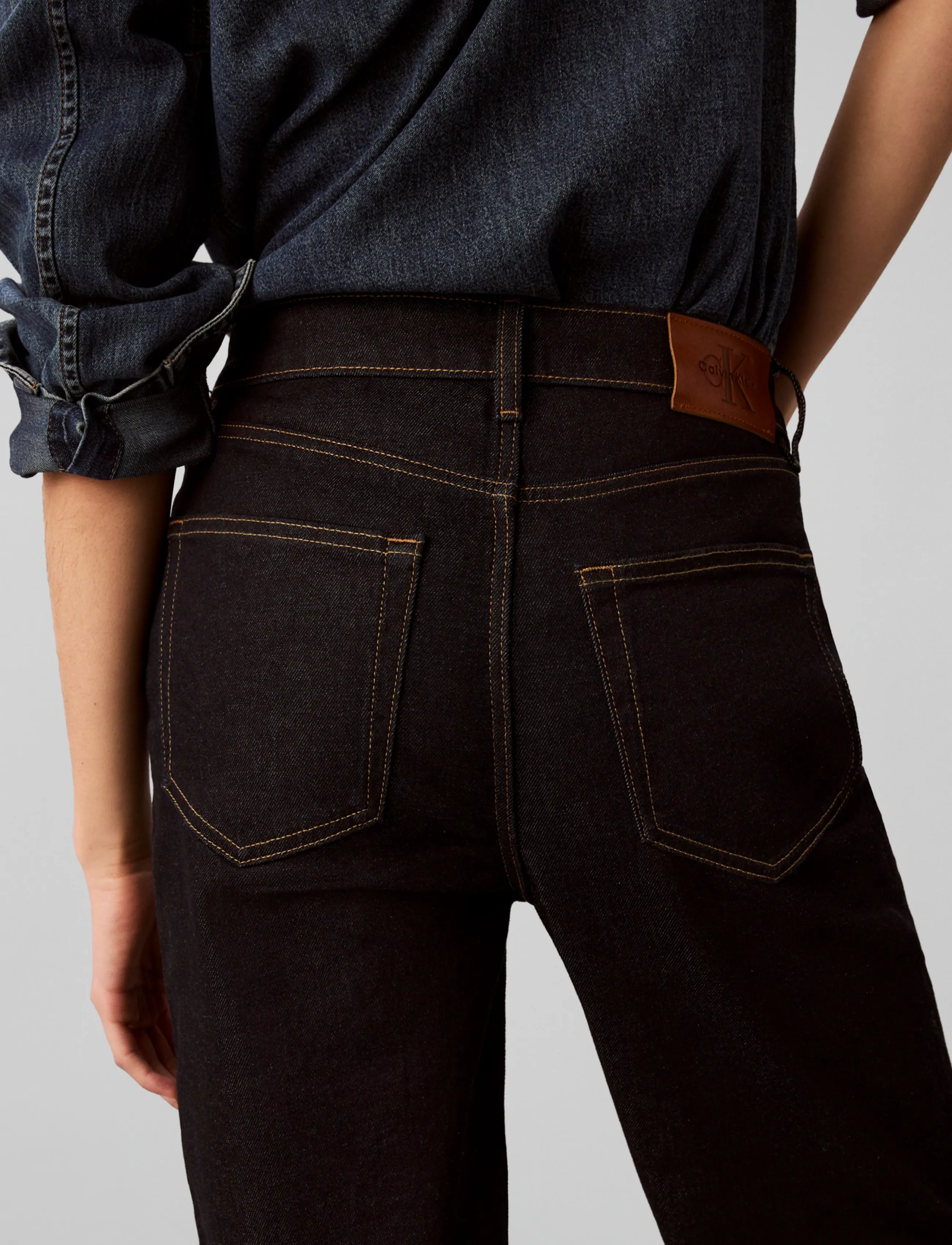 Calvin Klein Jeans - HIGH RISE LOOSE ICONIC INDIGO - straight jeans - iconic indigo - 5