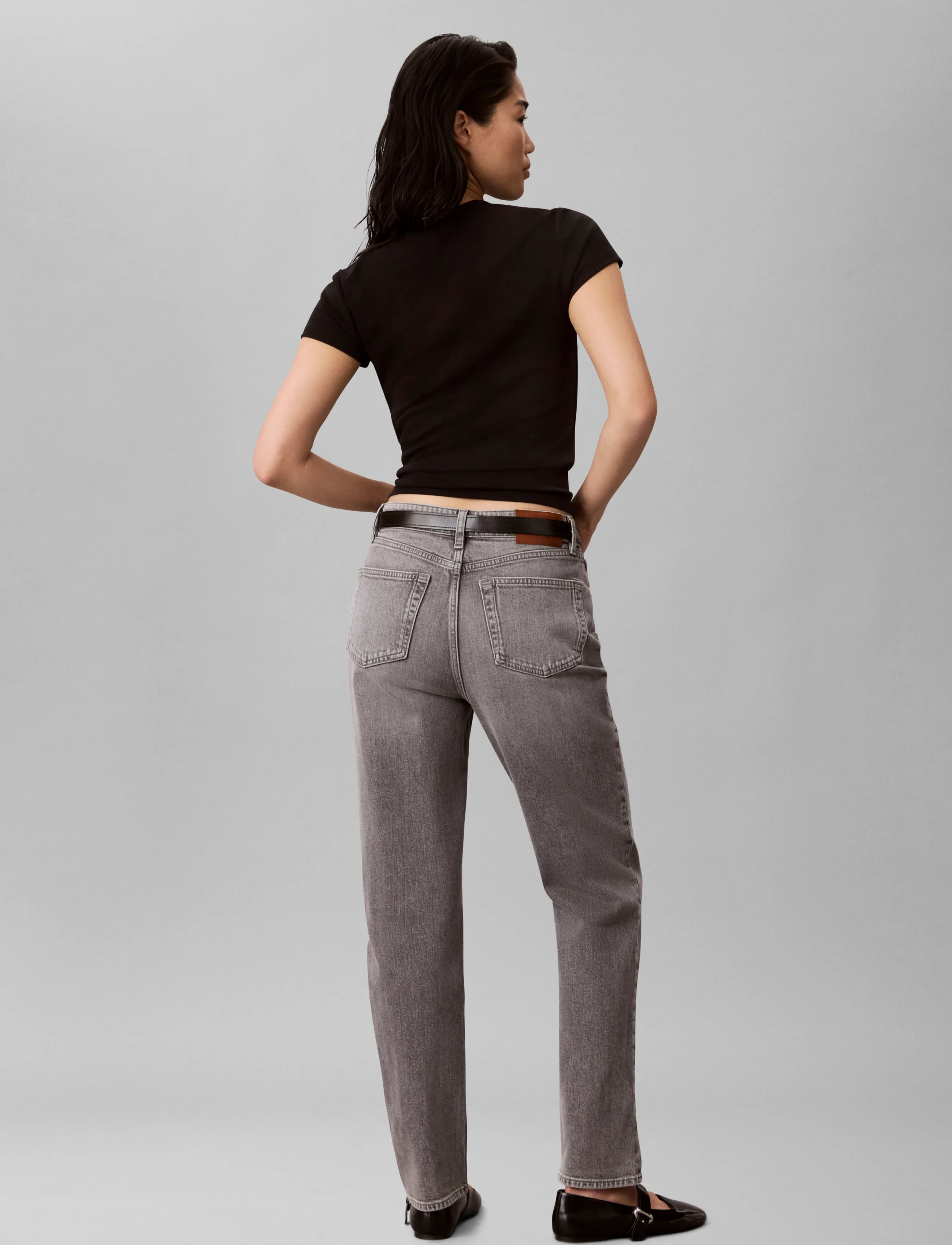 Calvin Klein Jeans - MOM JEAN GREY STONE - mom jeans - grey stone - 2