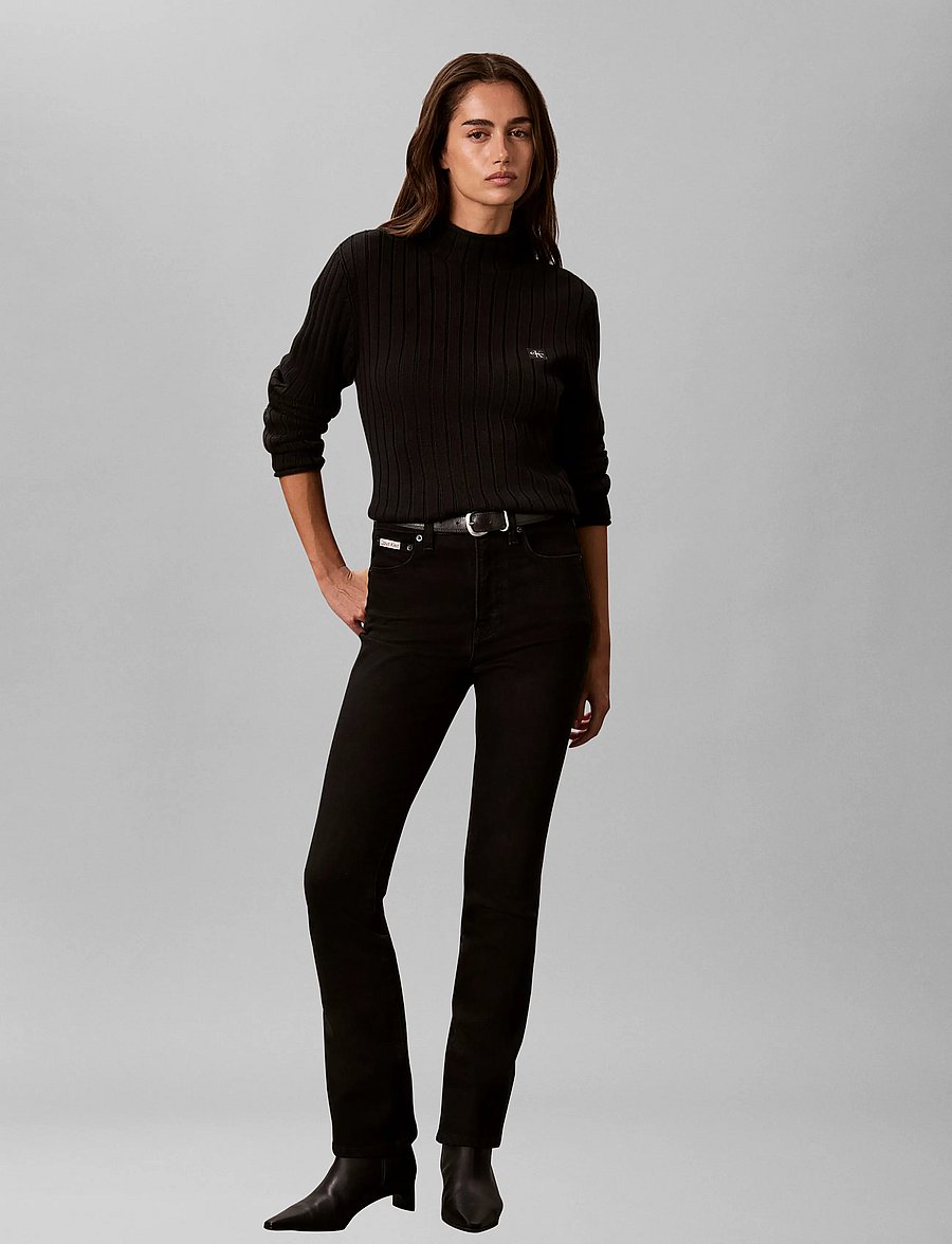 Calvin Klein Jeans - SKINNY BOOT CK CLASSIC BLACK - bootcut jeans - ck classic black - 0
