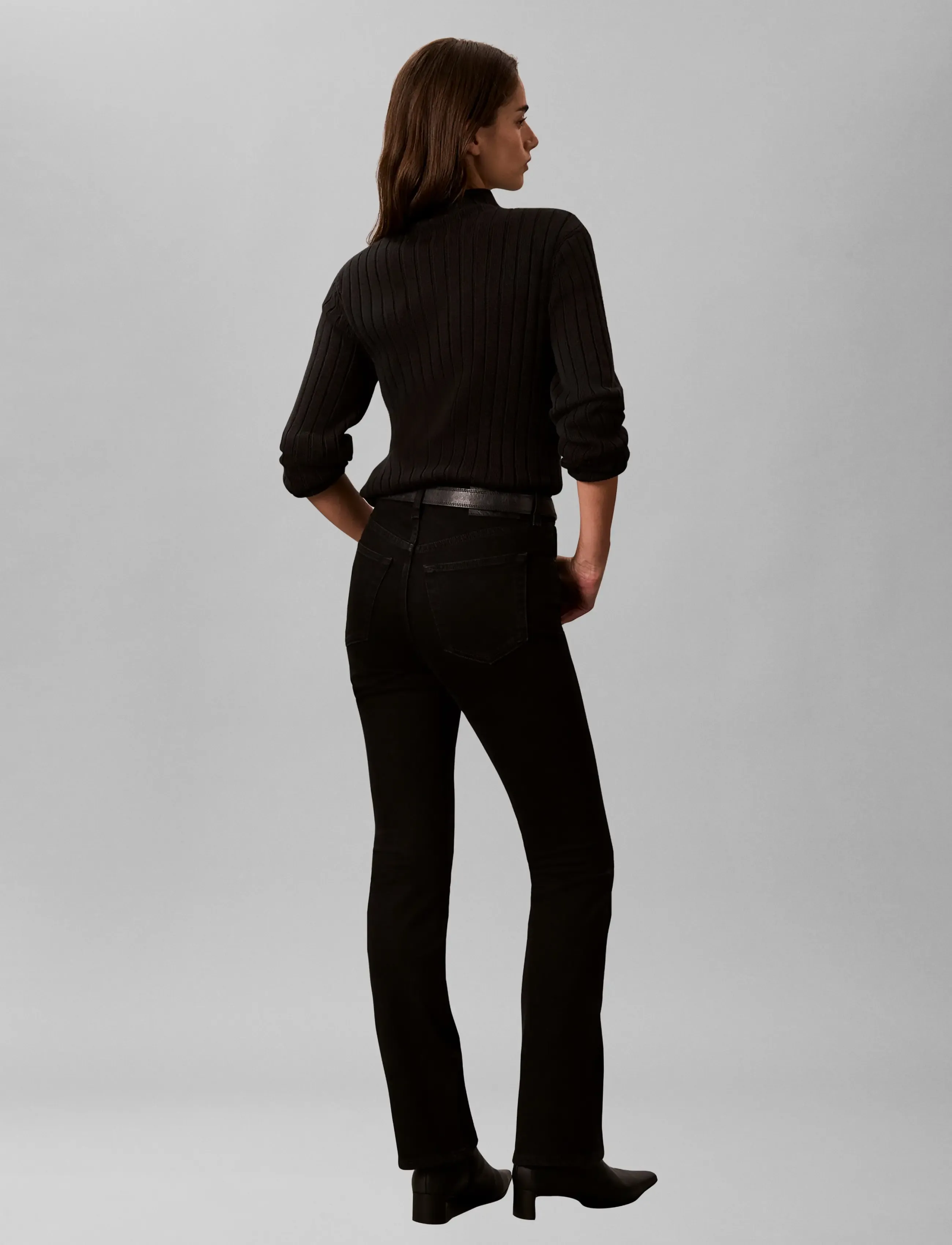 Calvin Klein Jeans - SKINNY BOOT CK CLASSIC BLACK - bootcut jeans - ck classic black - 2