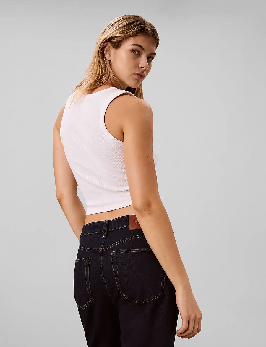 Calvin Klein Jeans - HIGH RISE STRAIGHT CK CLASSIC RI - ck classic rinse - 4