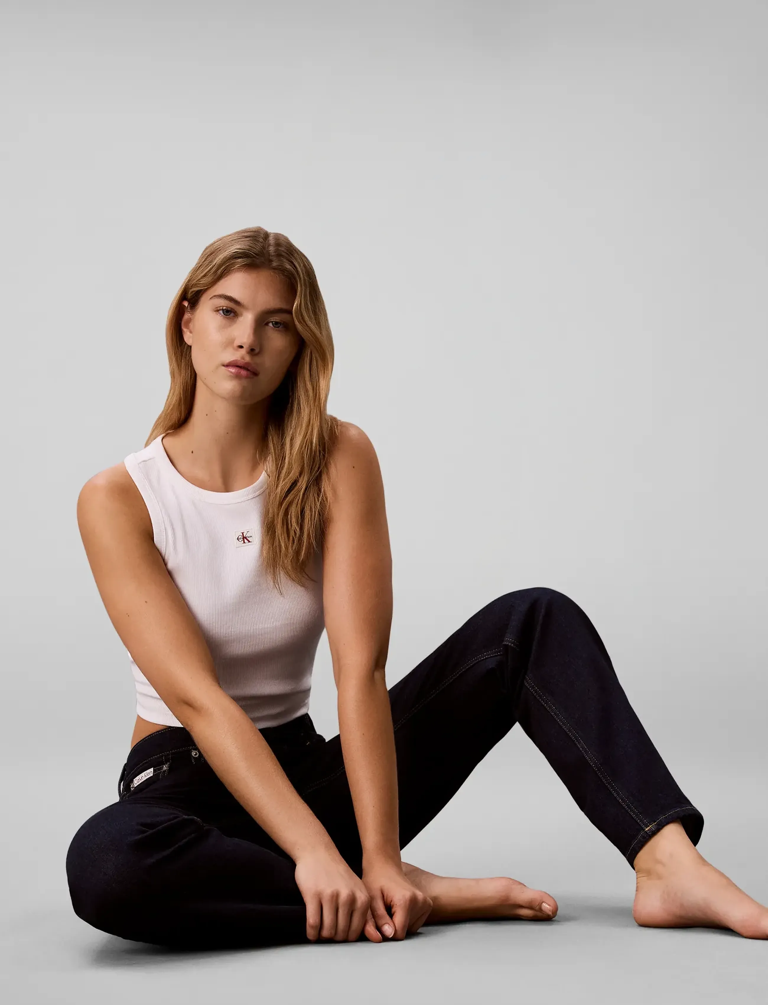 Calvin Klein Jeans - HIGH RISE STRAIGHT CK CLASSIC RI - ck classic rinse - 5