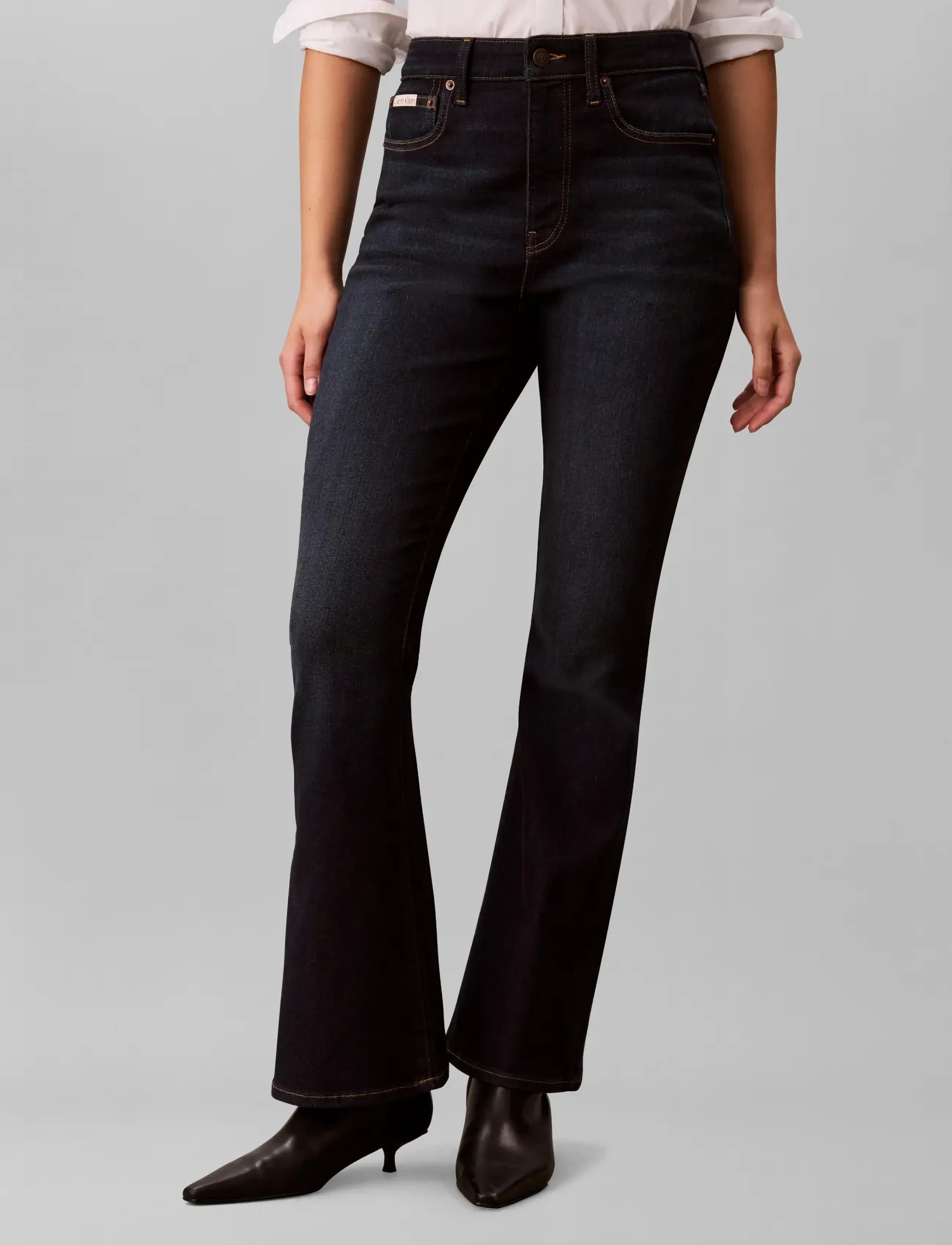 Calvin Klein Jeans - HIGH RISE FLARE SERENE EVENING - serene evening - 3