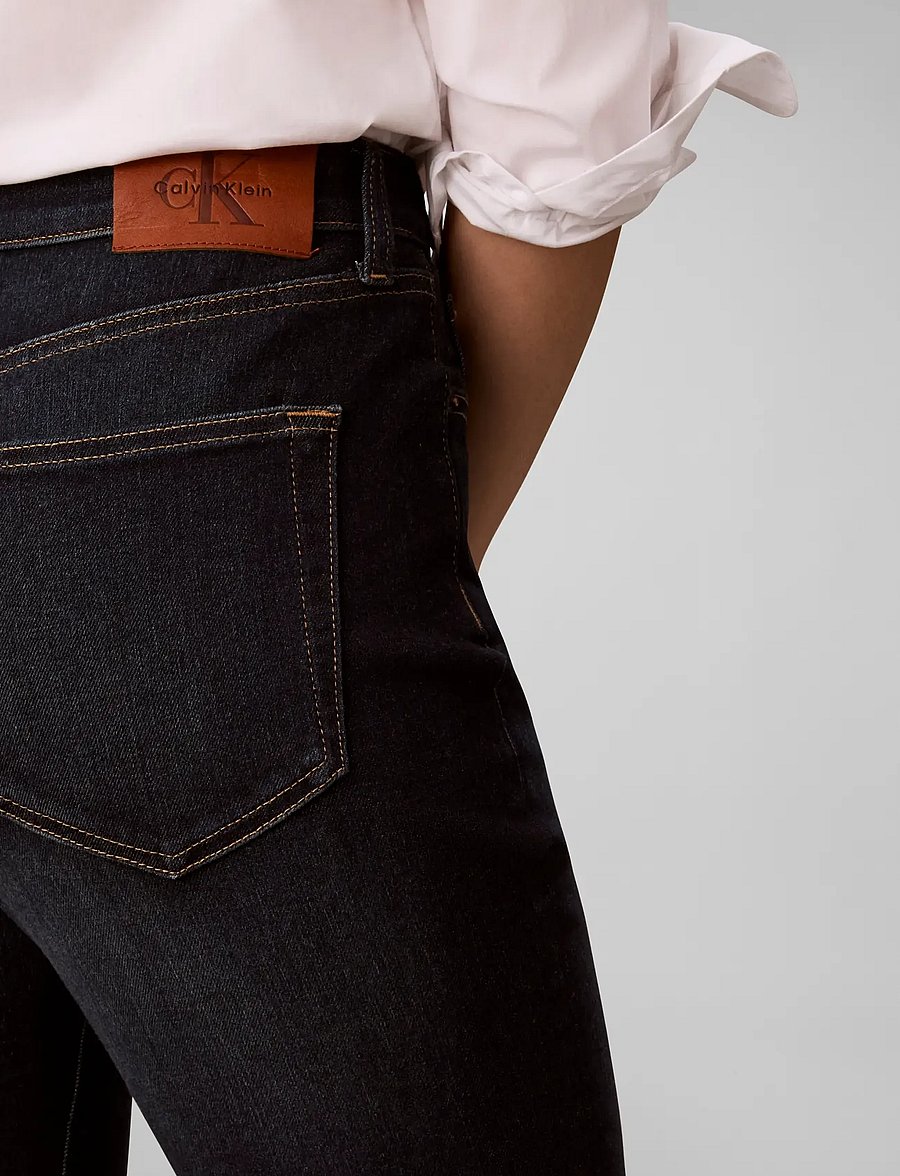 Calvin Klein Jeans - HIGH RISE FLARE SERENE EVENING - utsvängda jeans - serene evening - 4