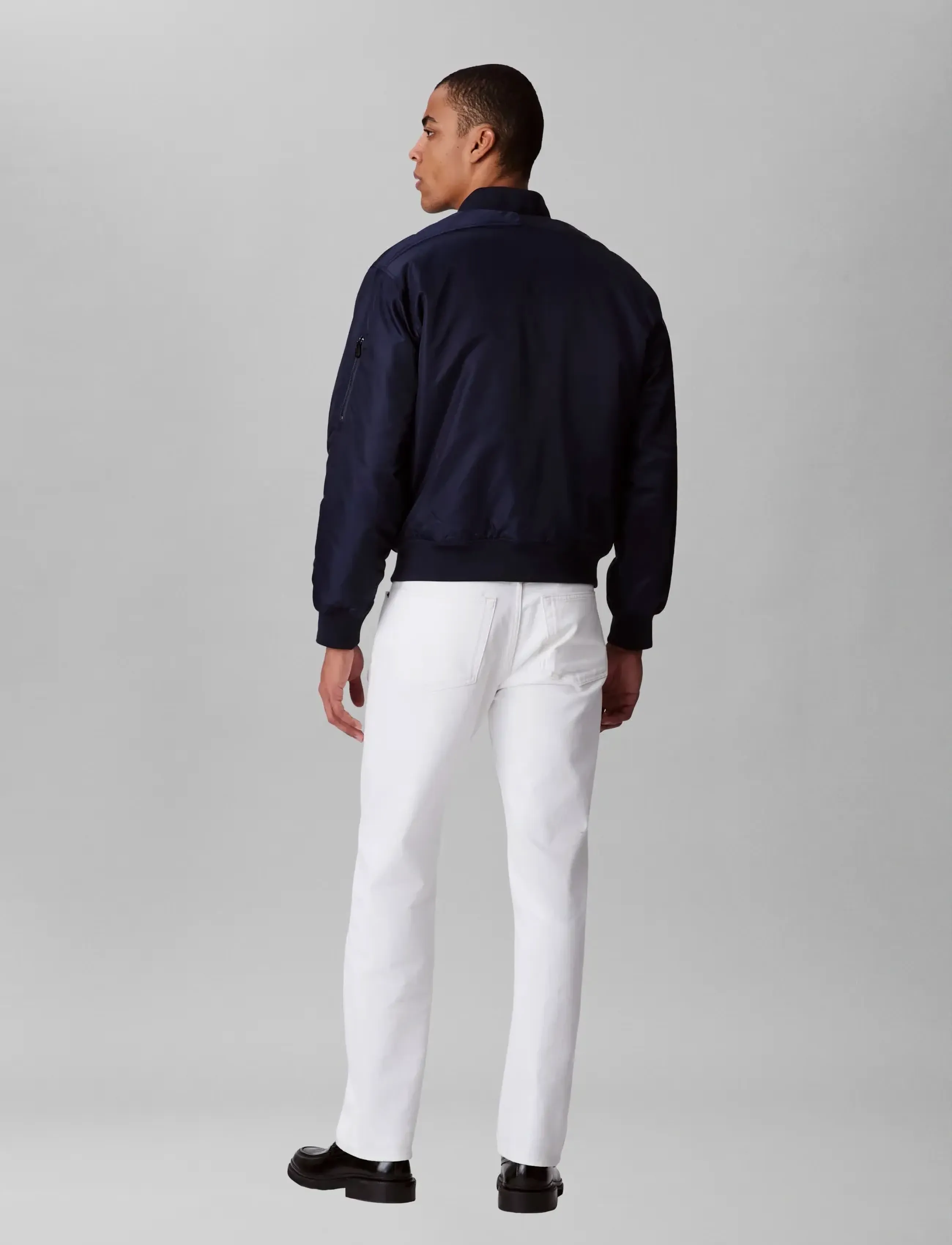 Calvin Klein Jeans - STNDRD STRGHT CHALK WHITE JEAN - regular jeans - chalk white - 4