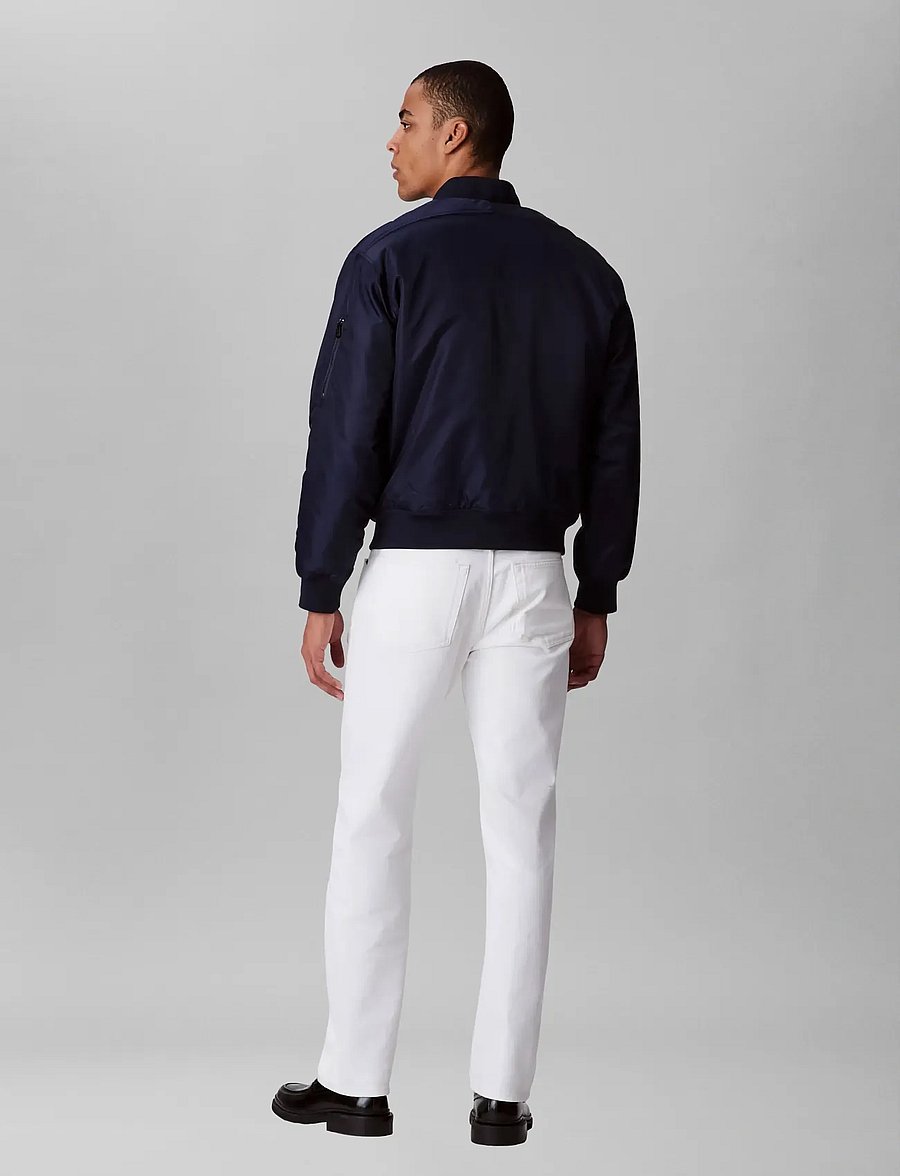 Calvin Klein Jeans - STNDRD STRGHT CHALK WHITE JEAN - regular jeans - chalk white - 4