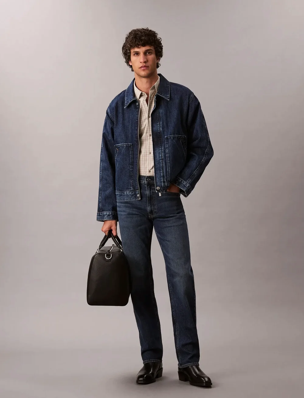 Calvin Klein Jeans - STNDRD STRGHT OIL SLICK JEAN - regular jeans - oil slick - 0