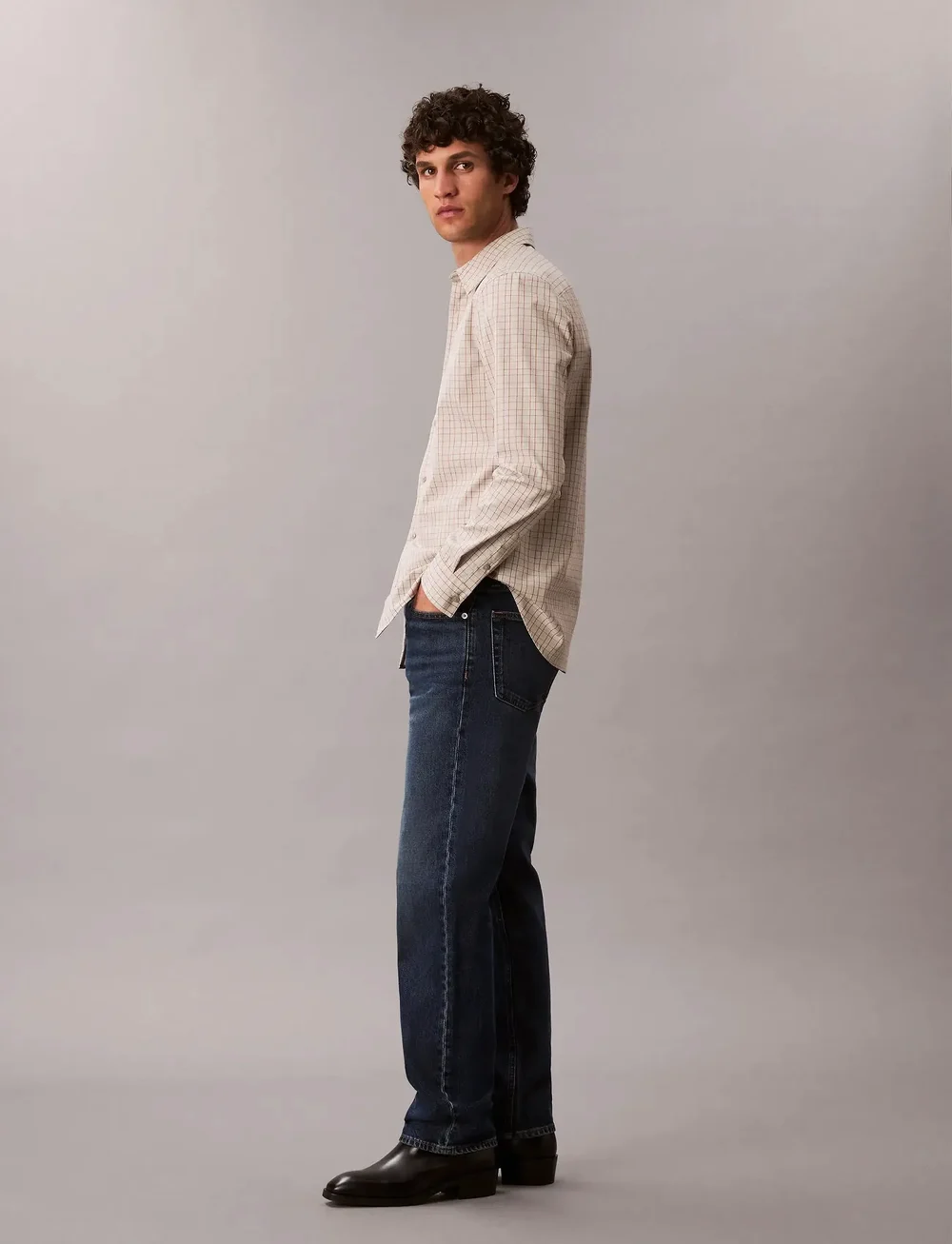 Calvin Klein Jeans - STNDRD STRGHT OIL SLICK JEAN - regular jeans - oil slick - 2