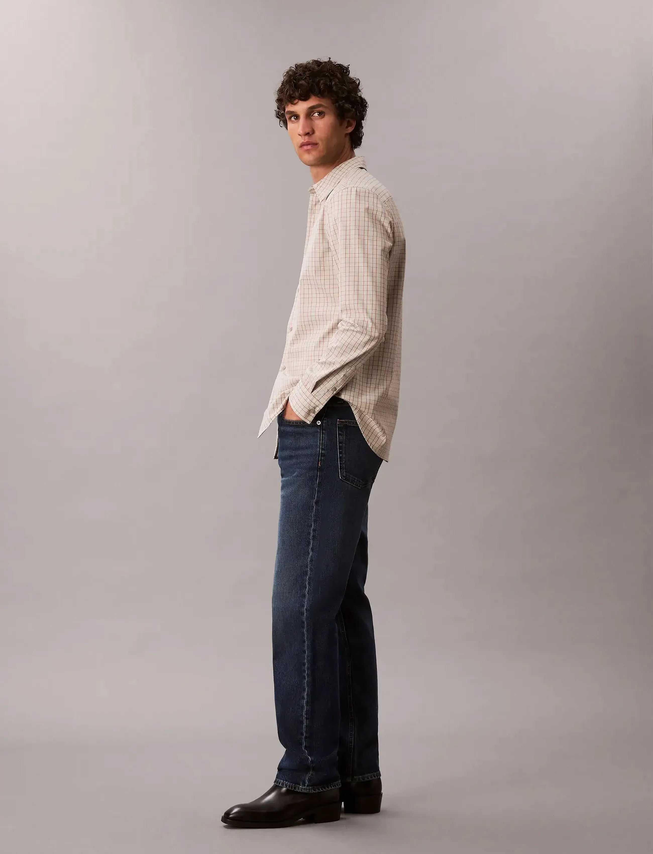 Calvin Klein Jeans - STNDRD STRGHT OIL SLICK JEAN - regular jeans - oil slick - 2