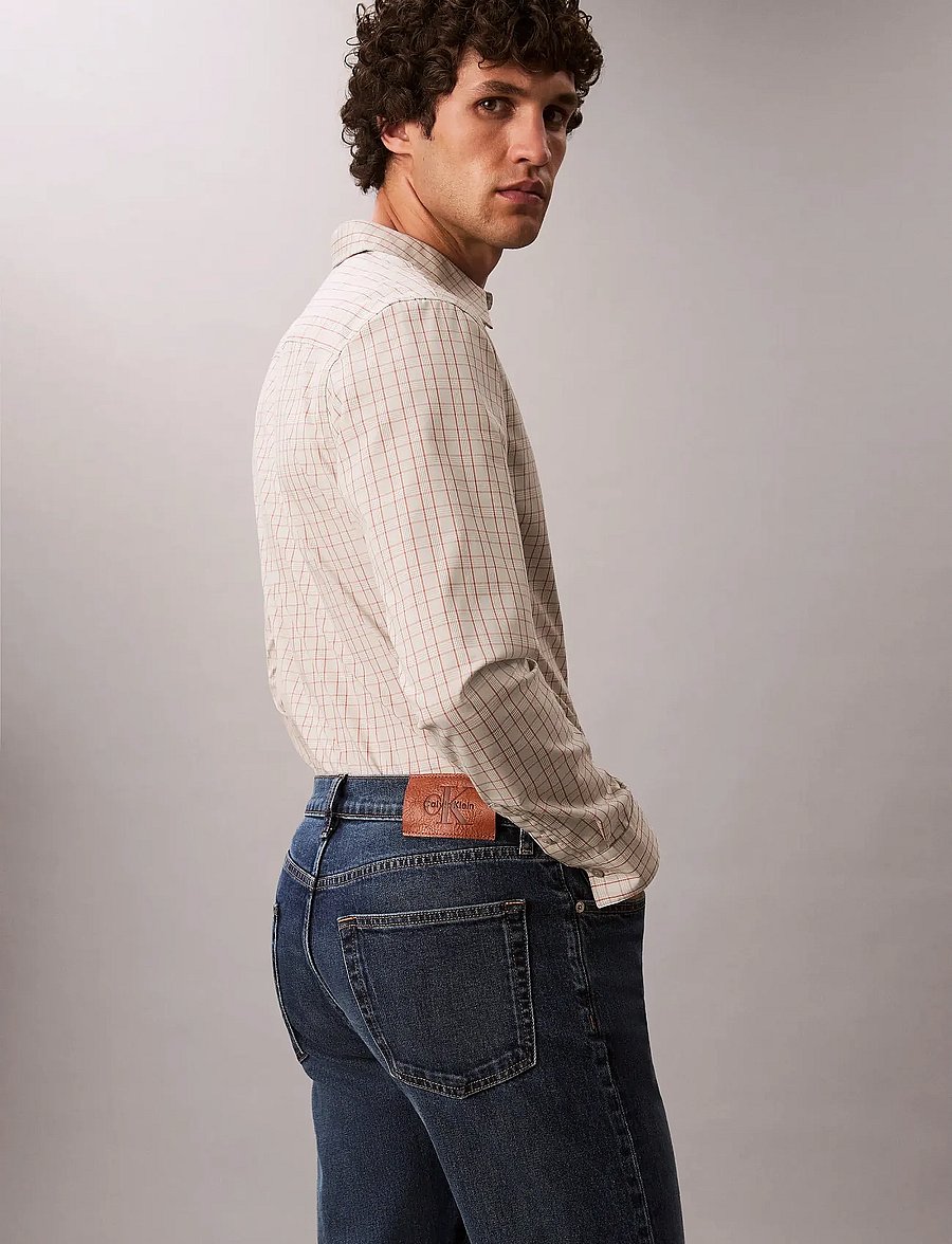 Calvin Klein Jeans - STNDRD STRGHT OIL SLICK JEAN - klassikalised teksad - oil slick - 4