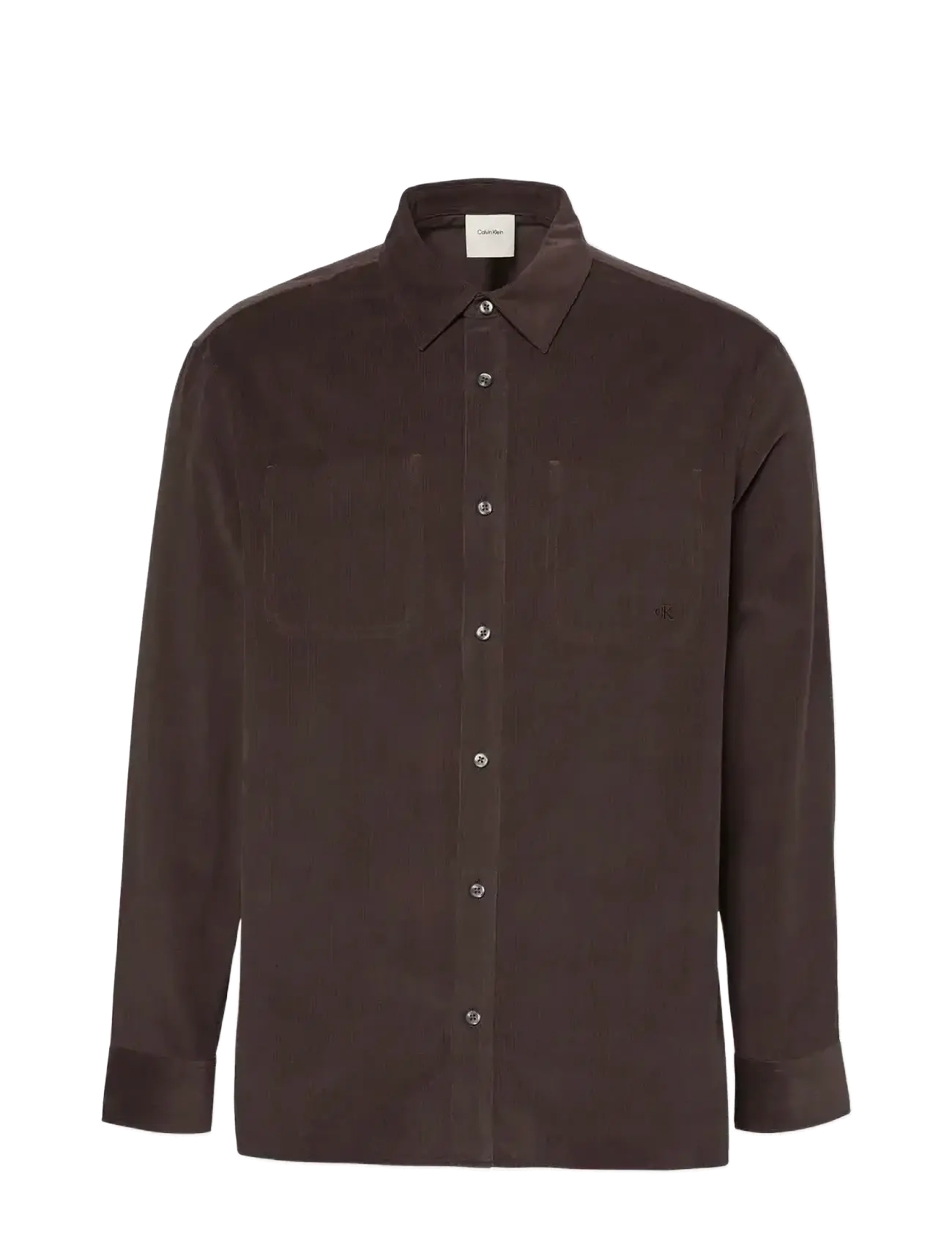 Calvin Klein Jeans LS CORDUROY EASY SHIRT - Skjortor - CHOCOLATE TORTE / brown