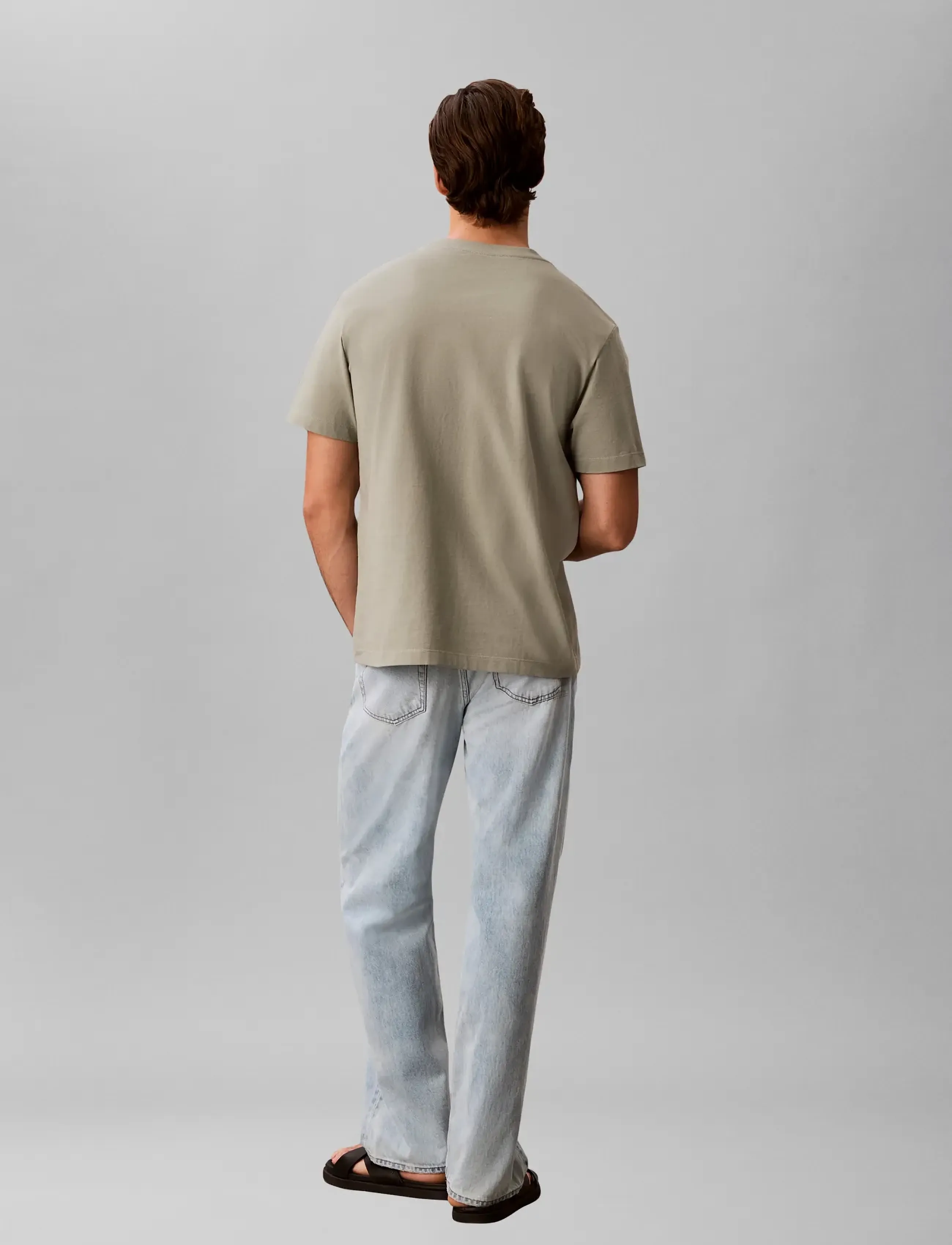 Calvin Klein Jeans - SS 20s EU SPW HD SHIN STNDRD GRA - kortærmede t-shirts - shadow - 2