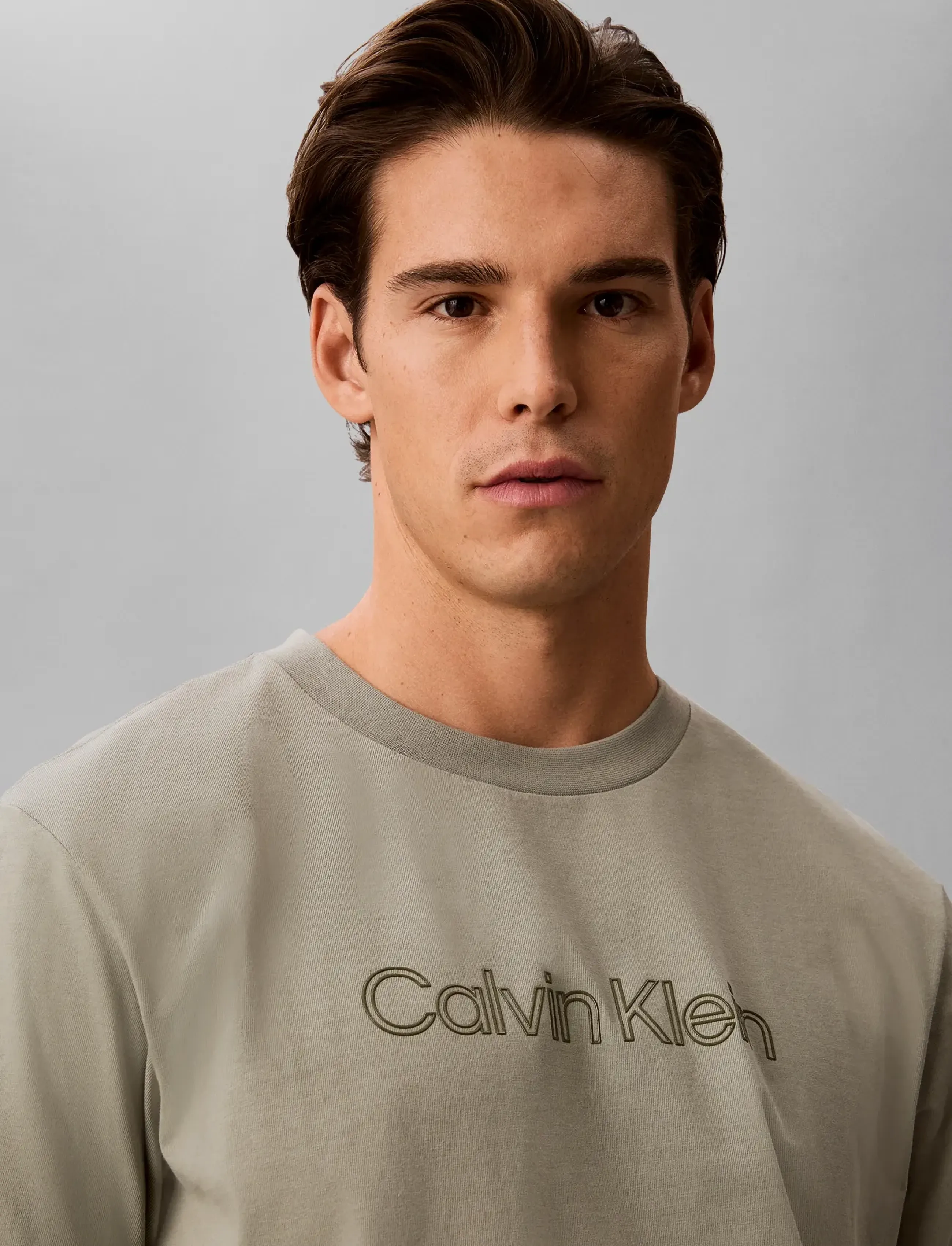 Calvin Klein Jeans - SS 20s EU SPW HD SHIN STNDRD GRA - kortærmede t-shirts - shadow - 3