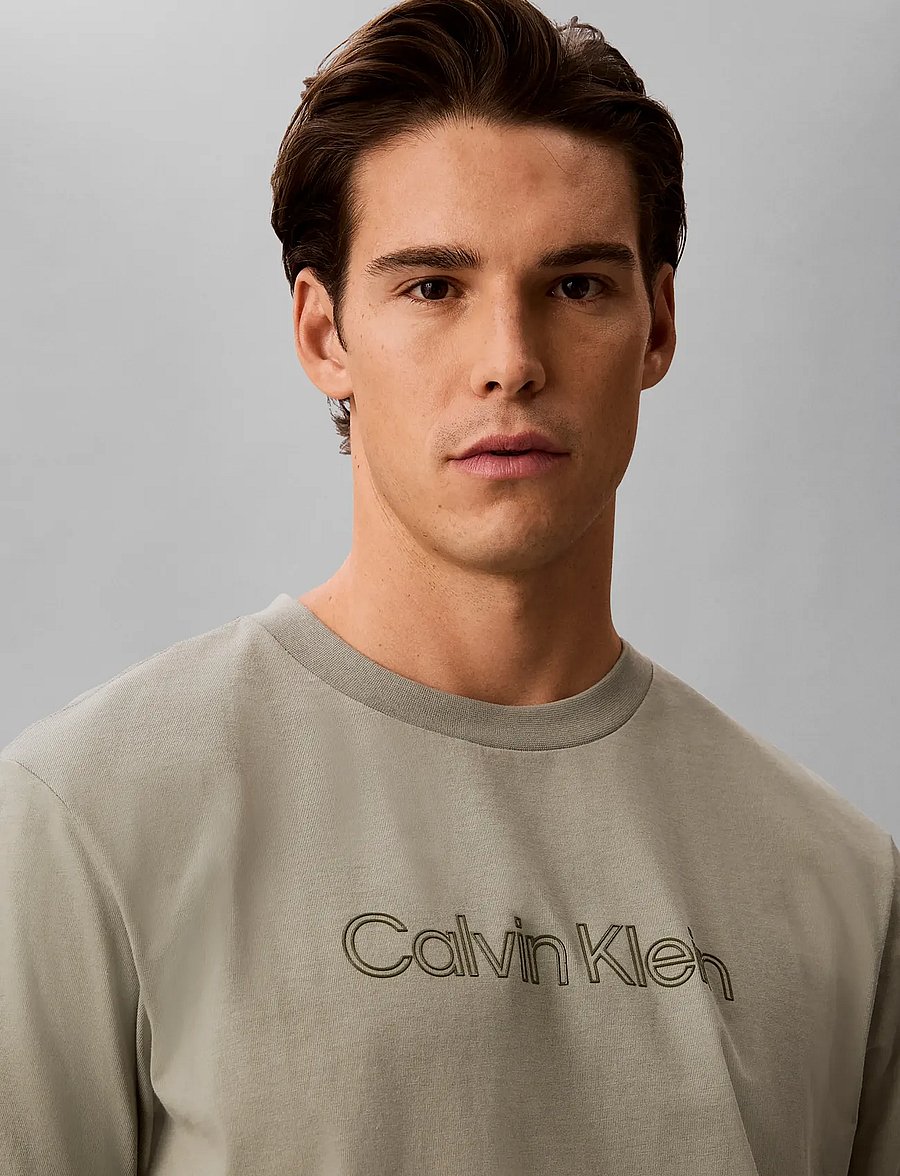 Calvin Klein Jeans - SS 20s EU SPW HD SHIN STNDRD GRA - kortærmede t-shirts - shadow - 3