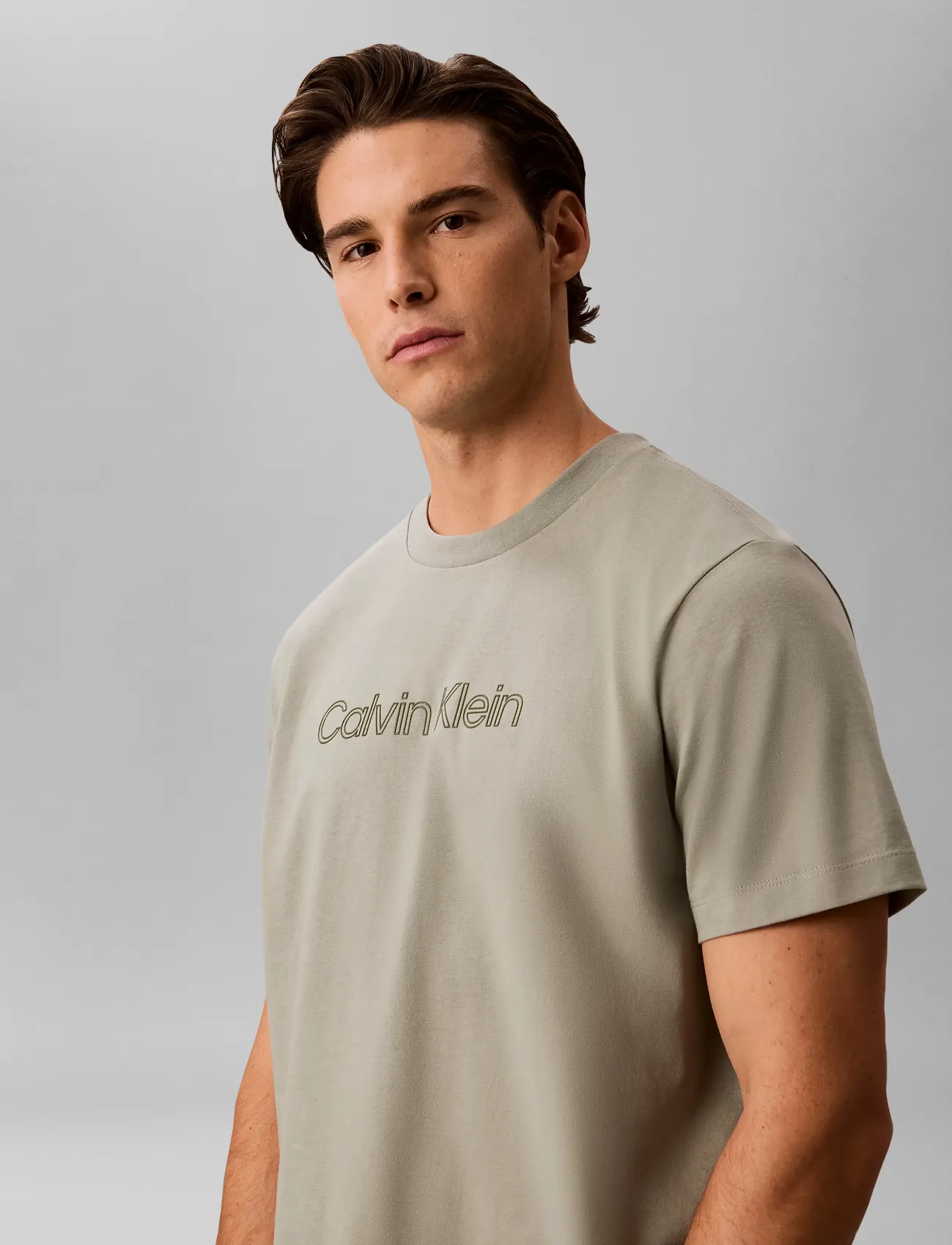 Calvin Klein Jeans - SS 20s EU SPW HD SHIN STNDRD GRA - kortærmede t-shirts - shadow - 4