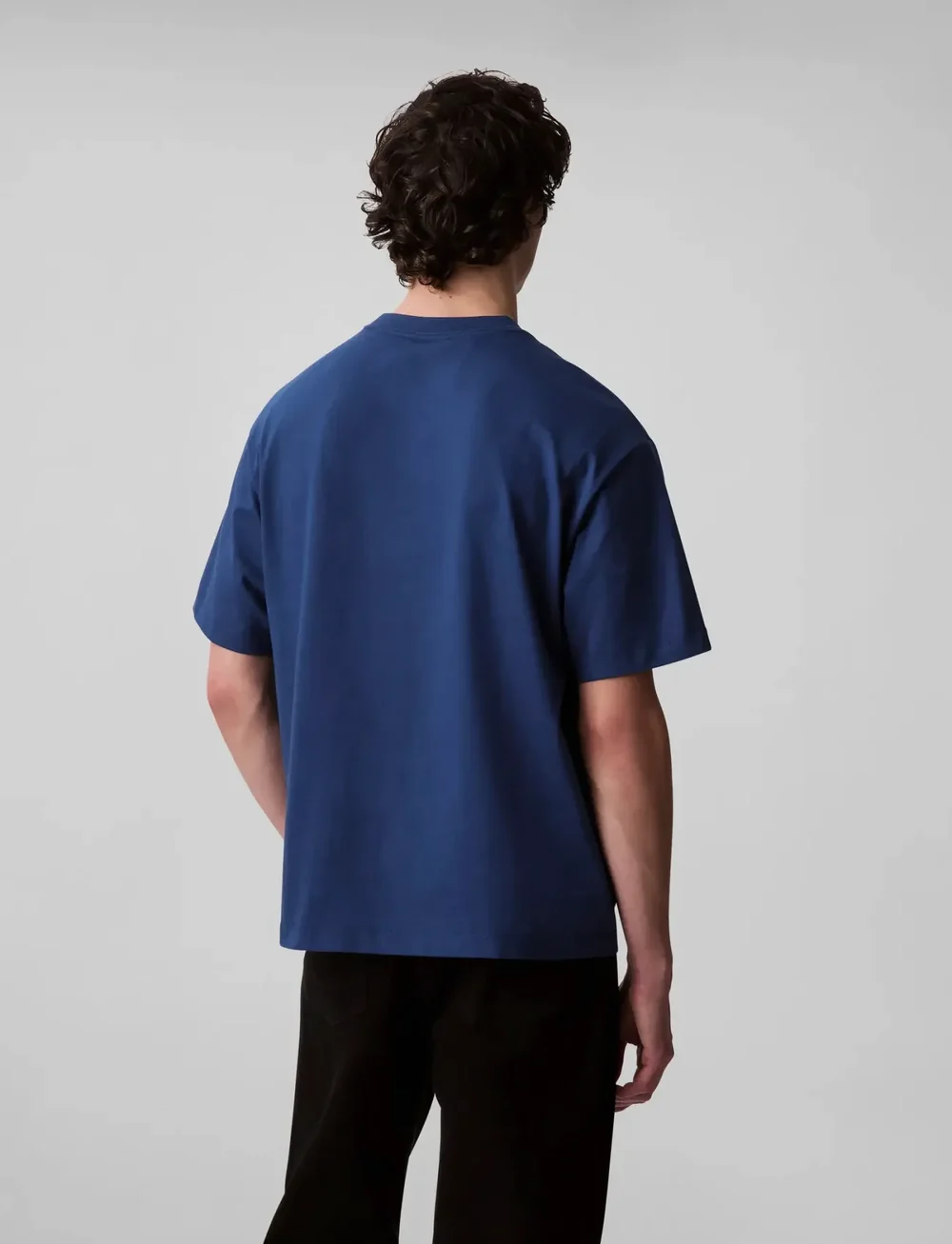 Calvin Klein Jeans - SS HERO MONOLOGO EMB 16S CREWNCK - short-sleeved t-shirts - blue jean - 3