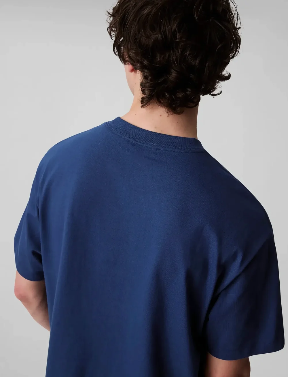 Calvin Klein Jeans - SS HERO MONOLOGO EMB 16S CREWNCK - short-sleeved t-shirts - blue jean - 5