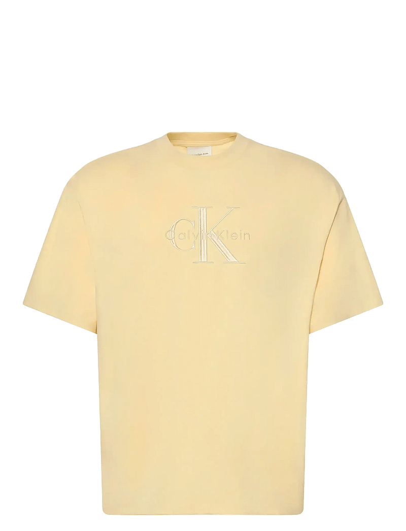 Calvin Klein Jeans - SS HERO MONOLOGO EMB 16S CREWNCK - kortärmade t-shirts - sunlight - 1