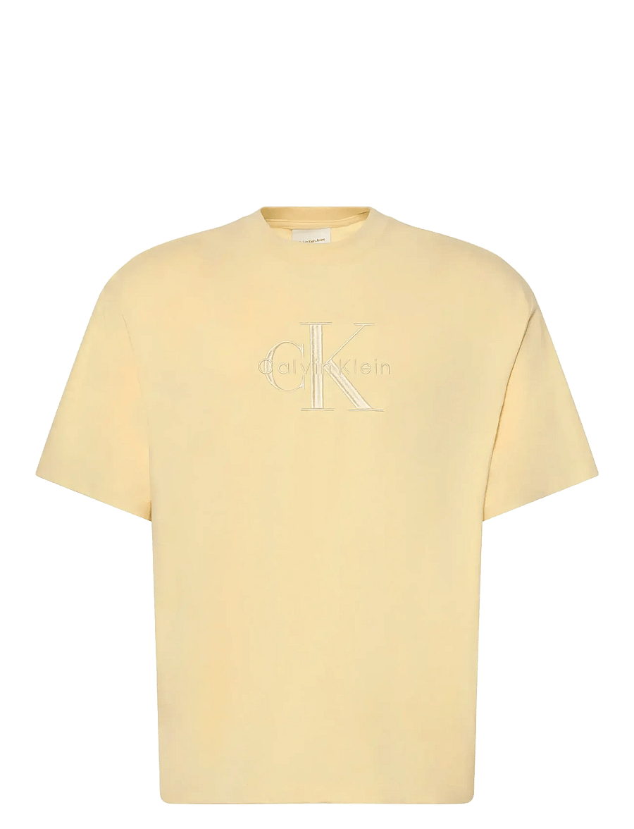 Calvin Klein Jeans - SS HERO MONOLOGO EMB 16S CREWNCK - kortärmade t-shirts - sunlight - 1