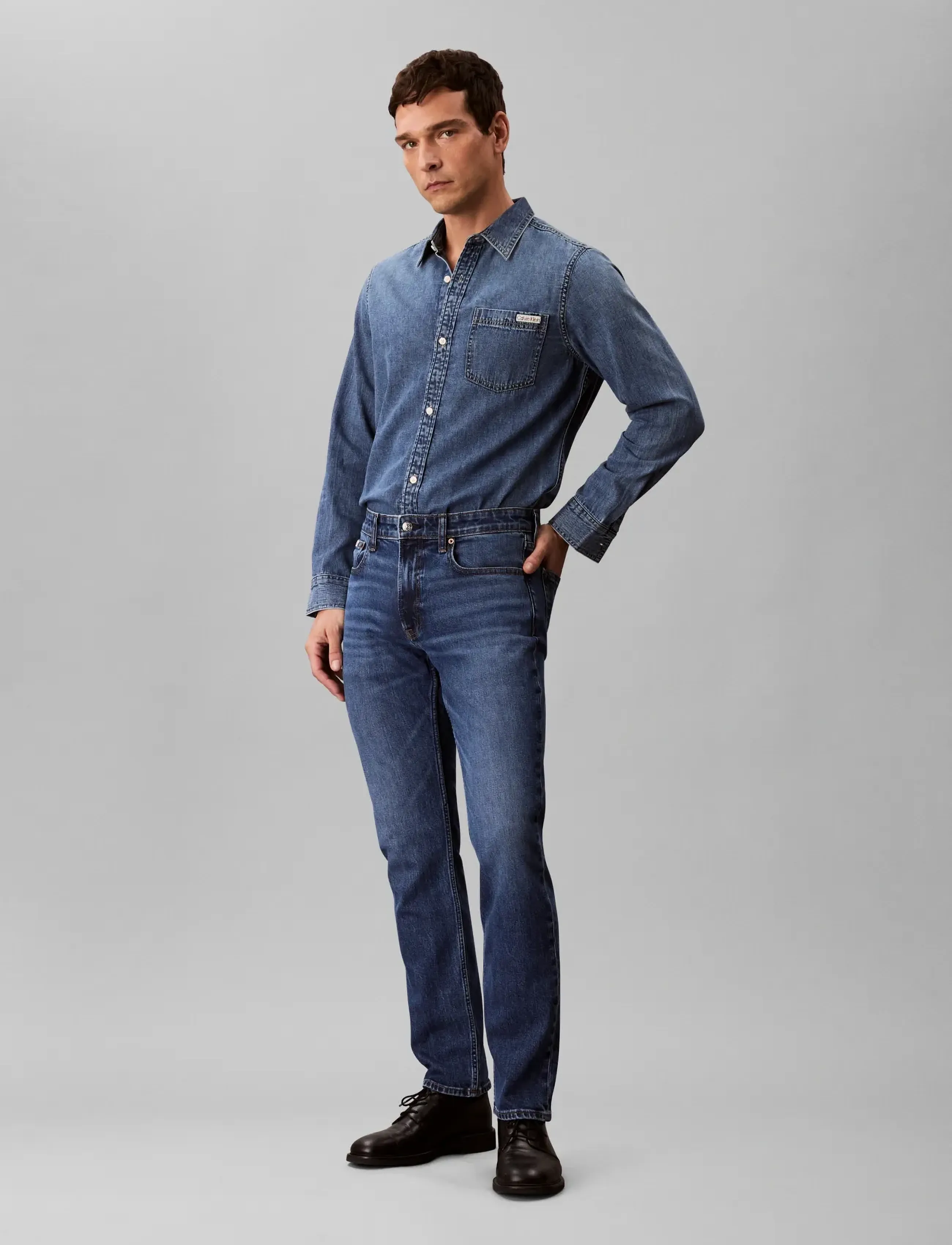 Calvin Klein Jeans Slim Hampton Jean, 31 x 34, Jeans, Blau - Slim, Männerswear