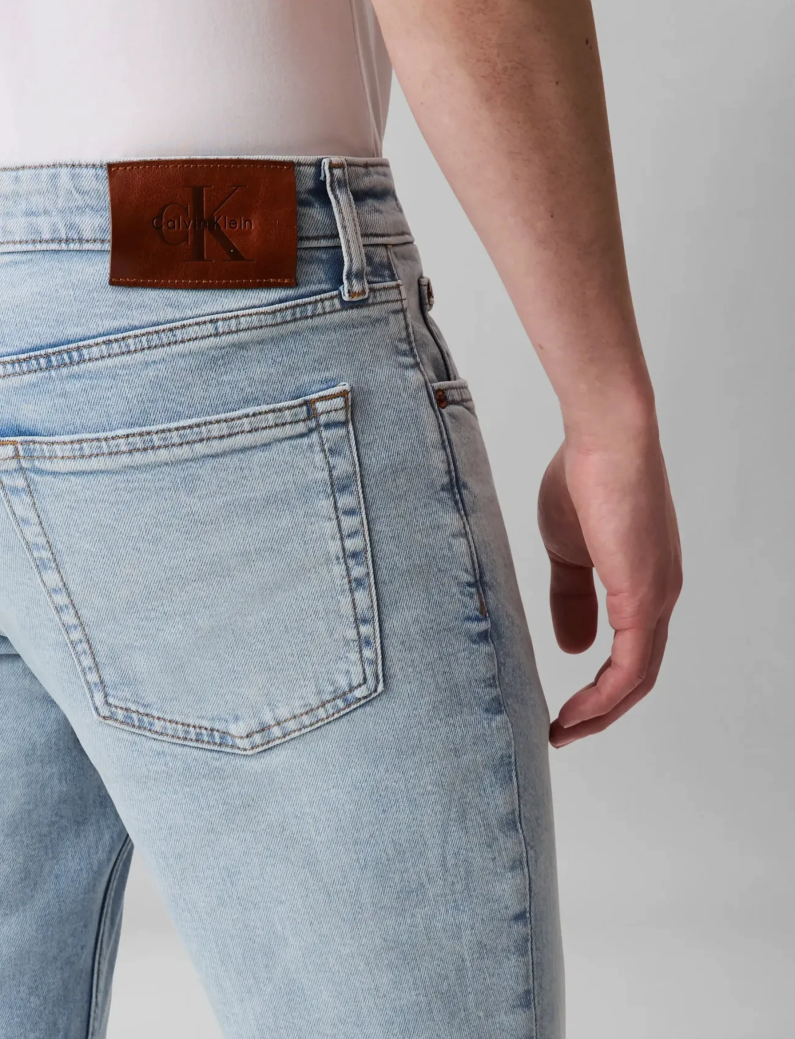 Calvin Klein Jeans - SLIM MARBLED BEACON JEAN REGEN - kitsad teksad - marbled beacon - 5