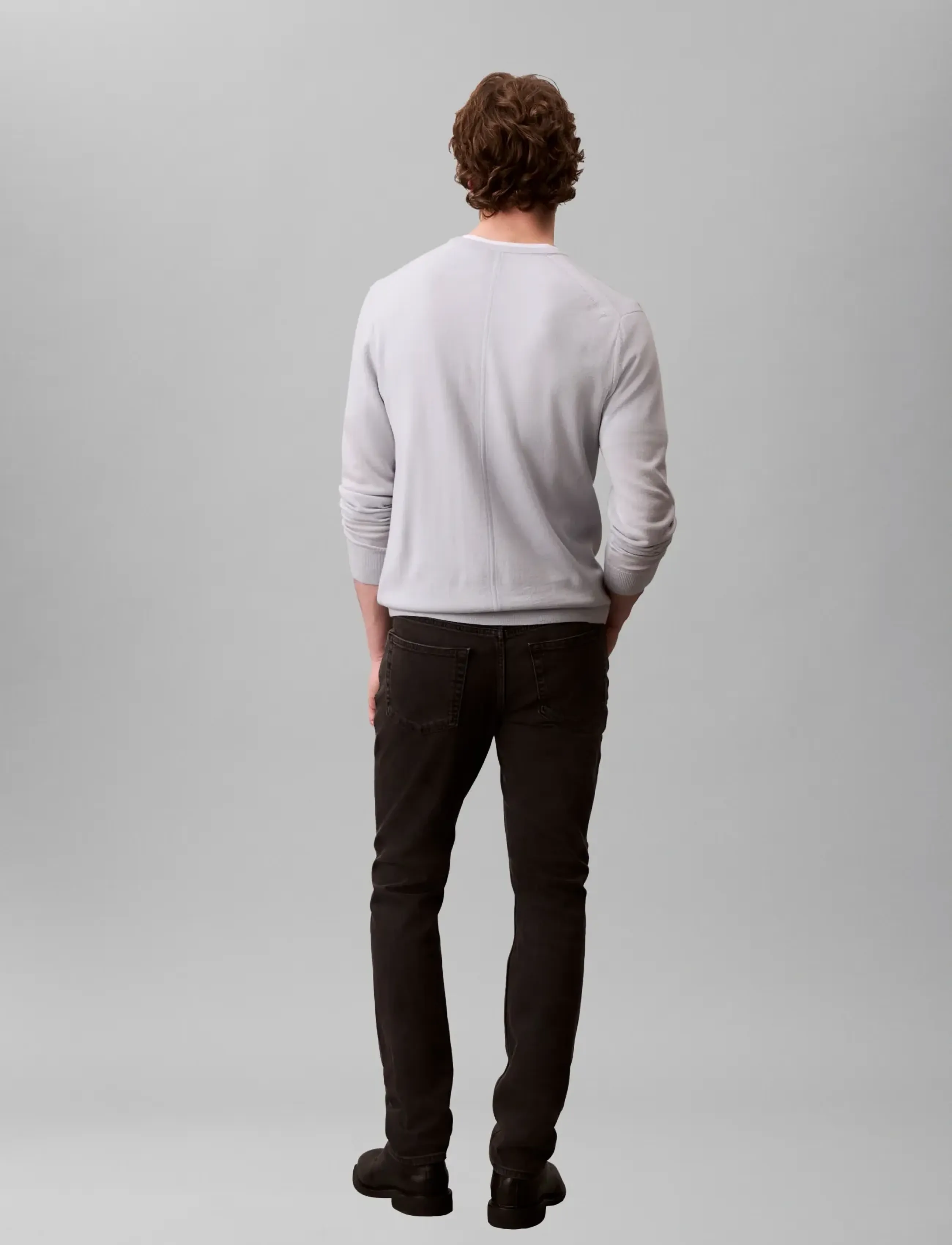 Calvin Klein Jeans - SLIM CK ESSENTIAL BLACK JEAN - slim jeans - ck essential black - 3