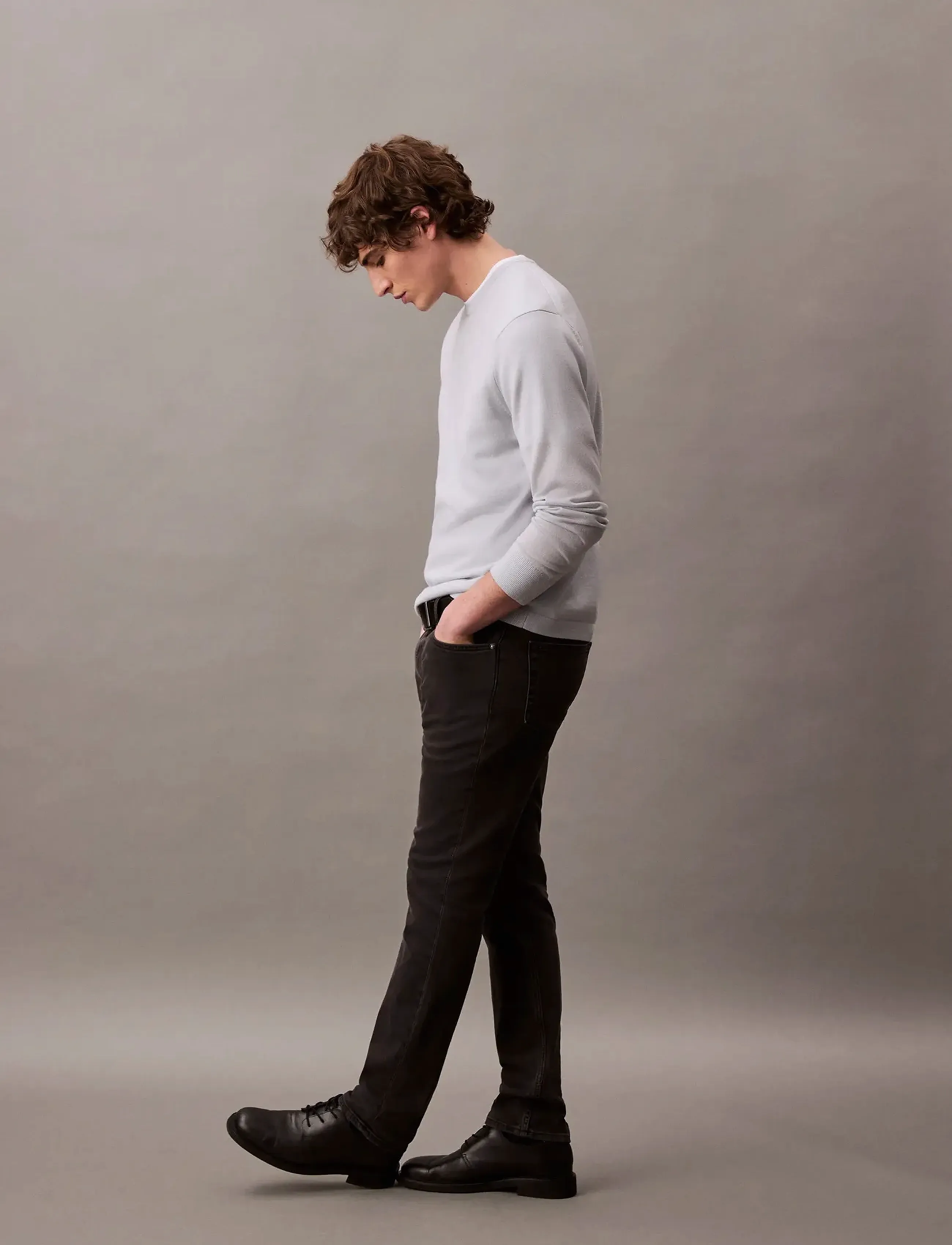 Calvin Klein Jeans - SLIM CK ESSENTIAL BLACK JEAN - slim jeans - ck essential black - 5