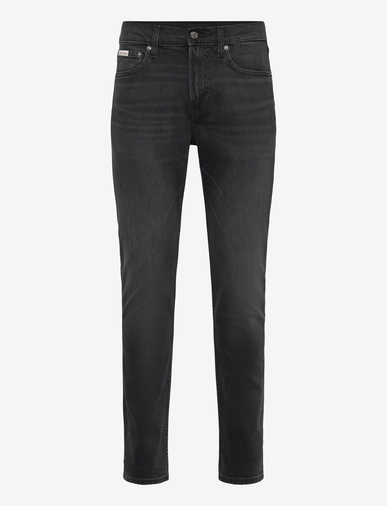Calvin Klein Jeans - SLIM TAPER BLACK OIL SLICK JEAN - slim jeans - black oil slick - 0
