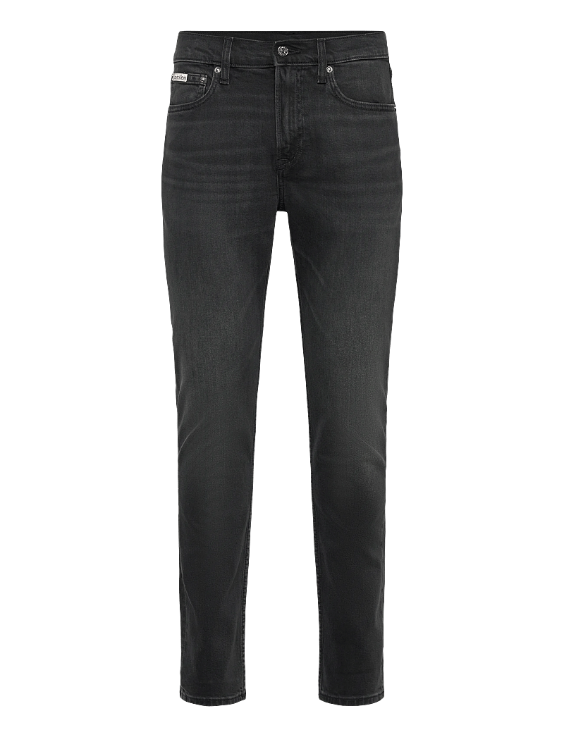 Calvin Klein Jeans - SLIM TAPER BLACK OIL SLICK JEAN - slim jeans - black oil slick - 0