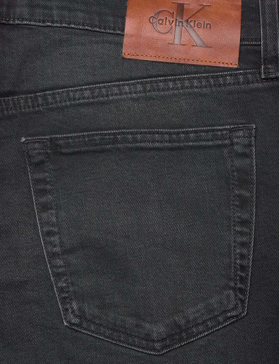 Calvin Klein Jeans - SLIM TAPER BLACK OIL SLICK JEAN - slim jeans - black oil slick - 4
