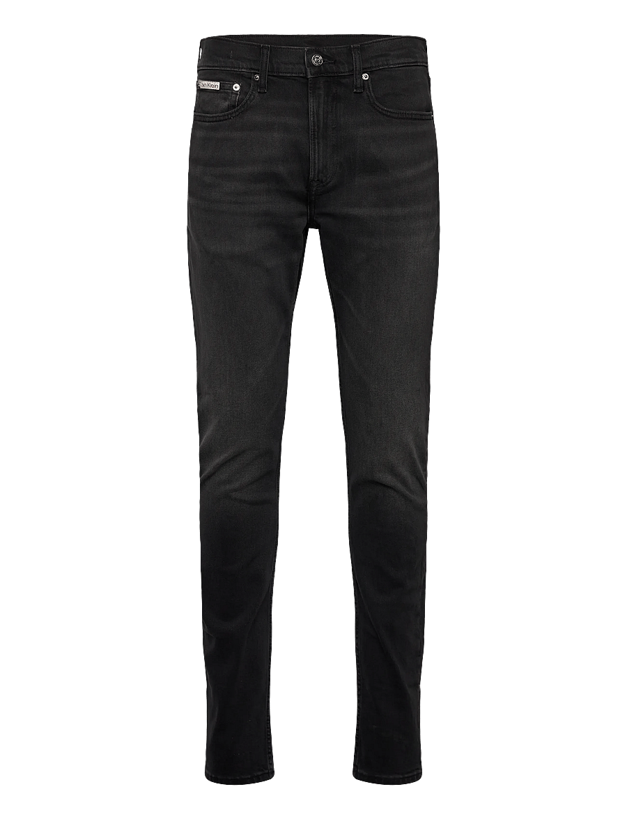 Calvin Klein Jeans - SLIM TAPER BLACK OIL SLICK JEAN - slim fit jeans - ck essential black - 1