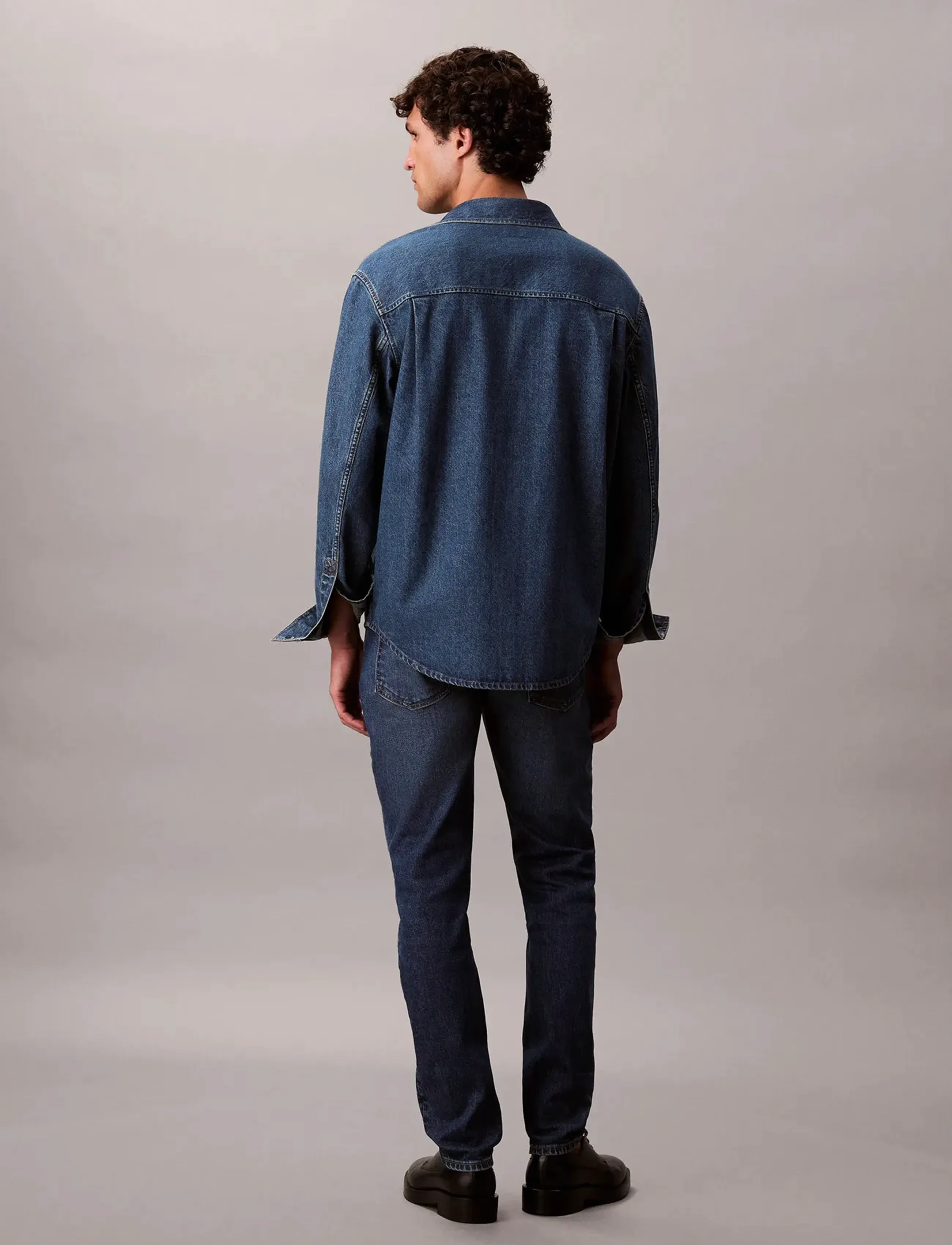 Calvin Klein Jeans - SLIM TAPER SAHARA SAND JEAN - laisvo kirpimo džinsai - sahara sand - 4