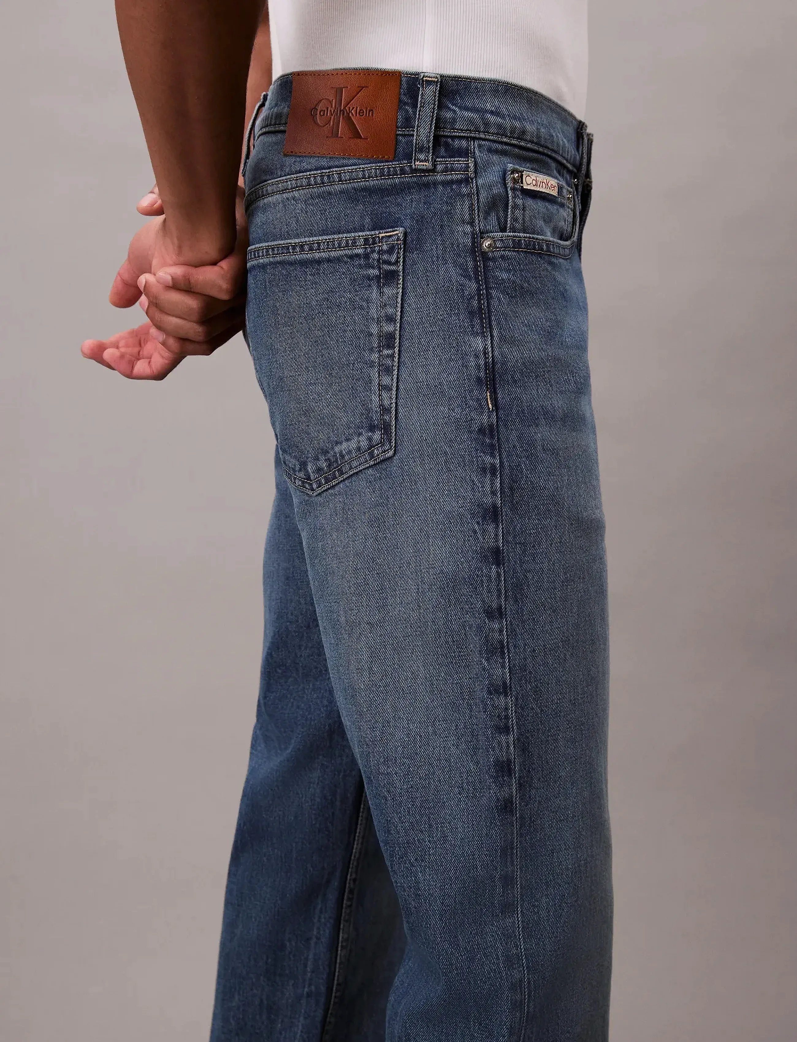Calvin Klein Jeans - STNDRD STRGHT TINTED CK STONE JE - tavalised teksad - tinted ck stone - 2
