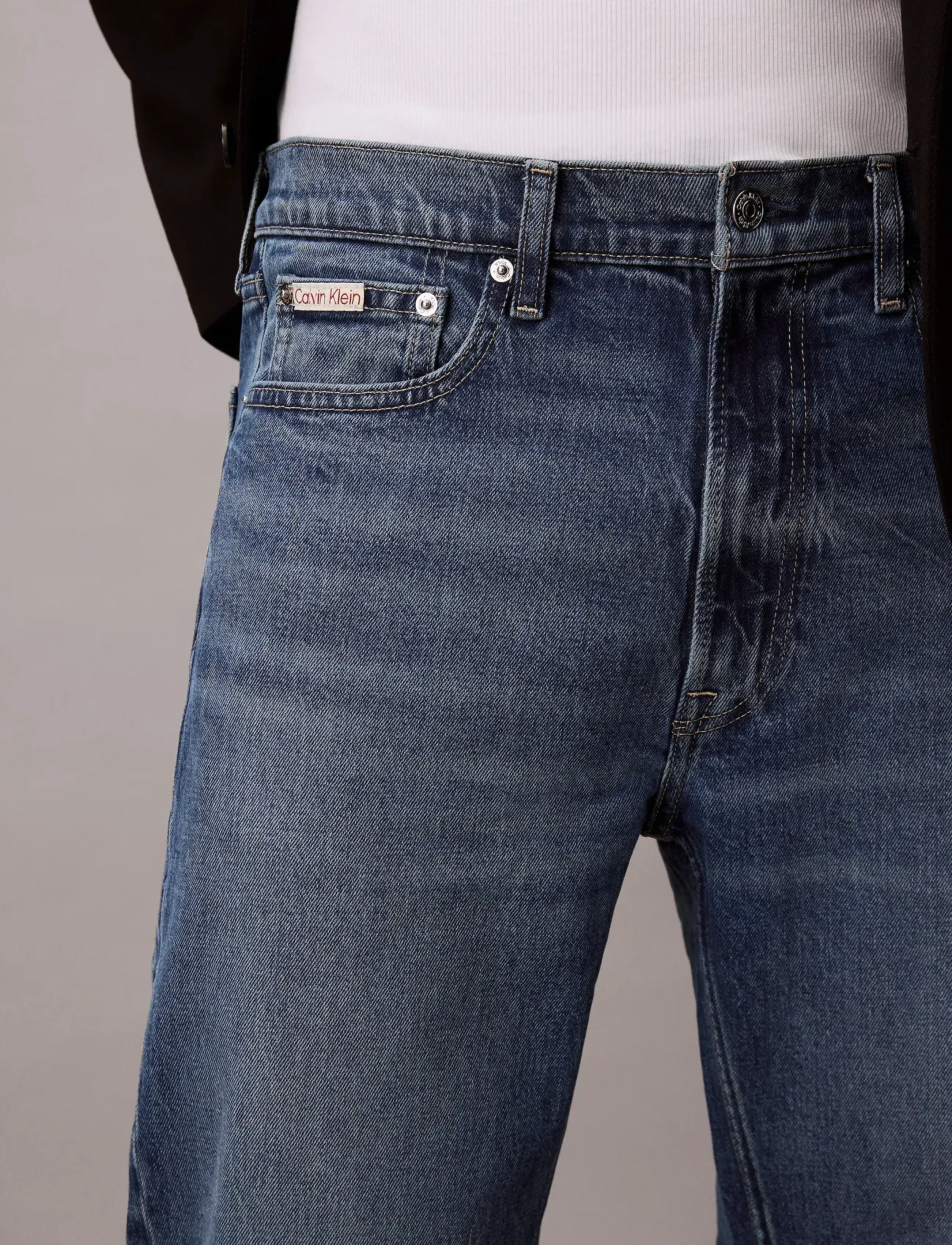 Calvin Klein Jeans - STNDRD STRGHT TINTED CK STONE JE - tavalised teksad - tinted ck stone - 3