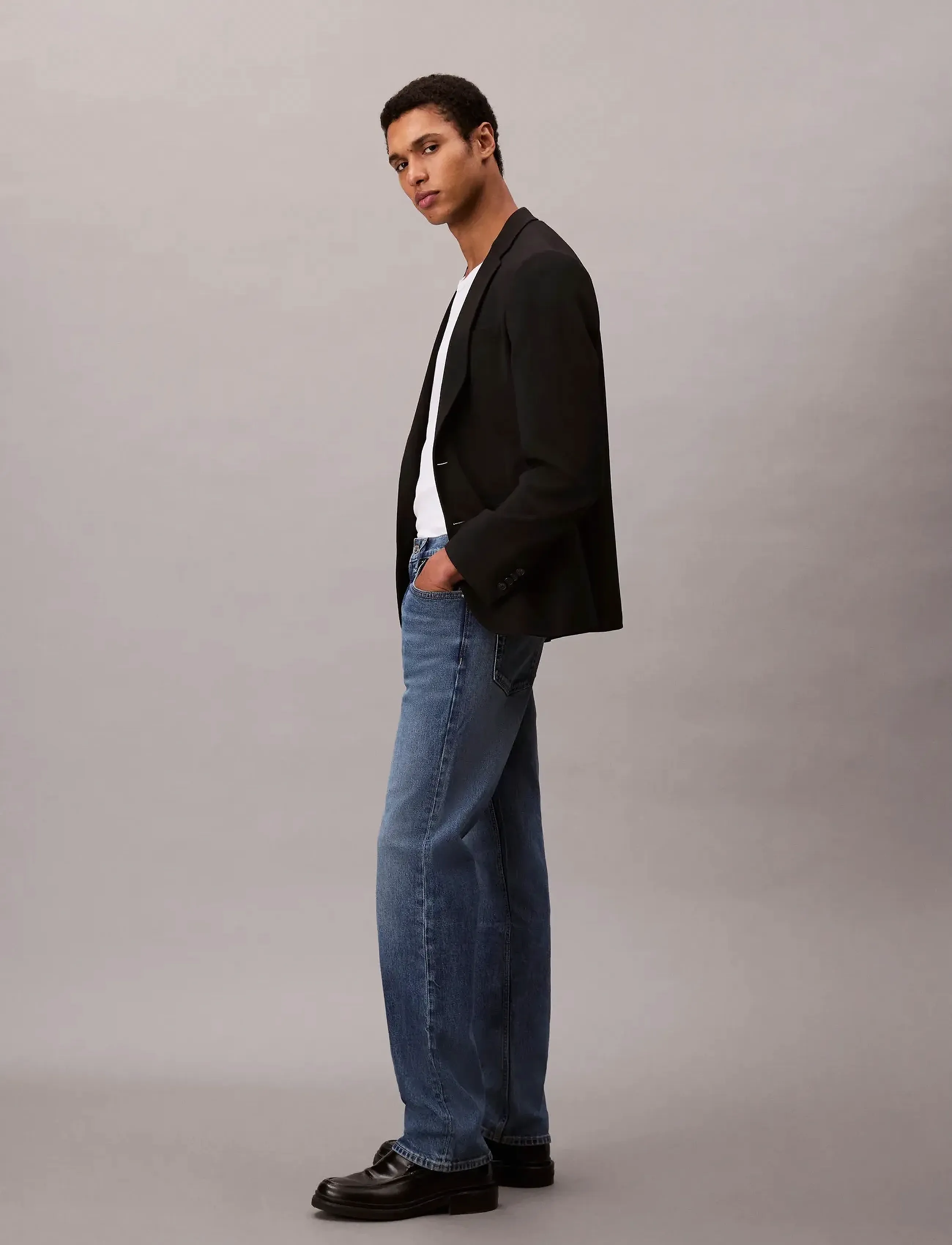 Calvin Klein Jeans - STNDRD STRGHT TINTED CK STONE JE - tavalised teksad - tinted ck stone - 4