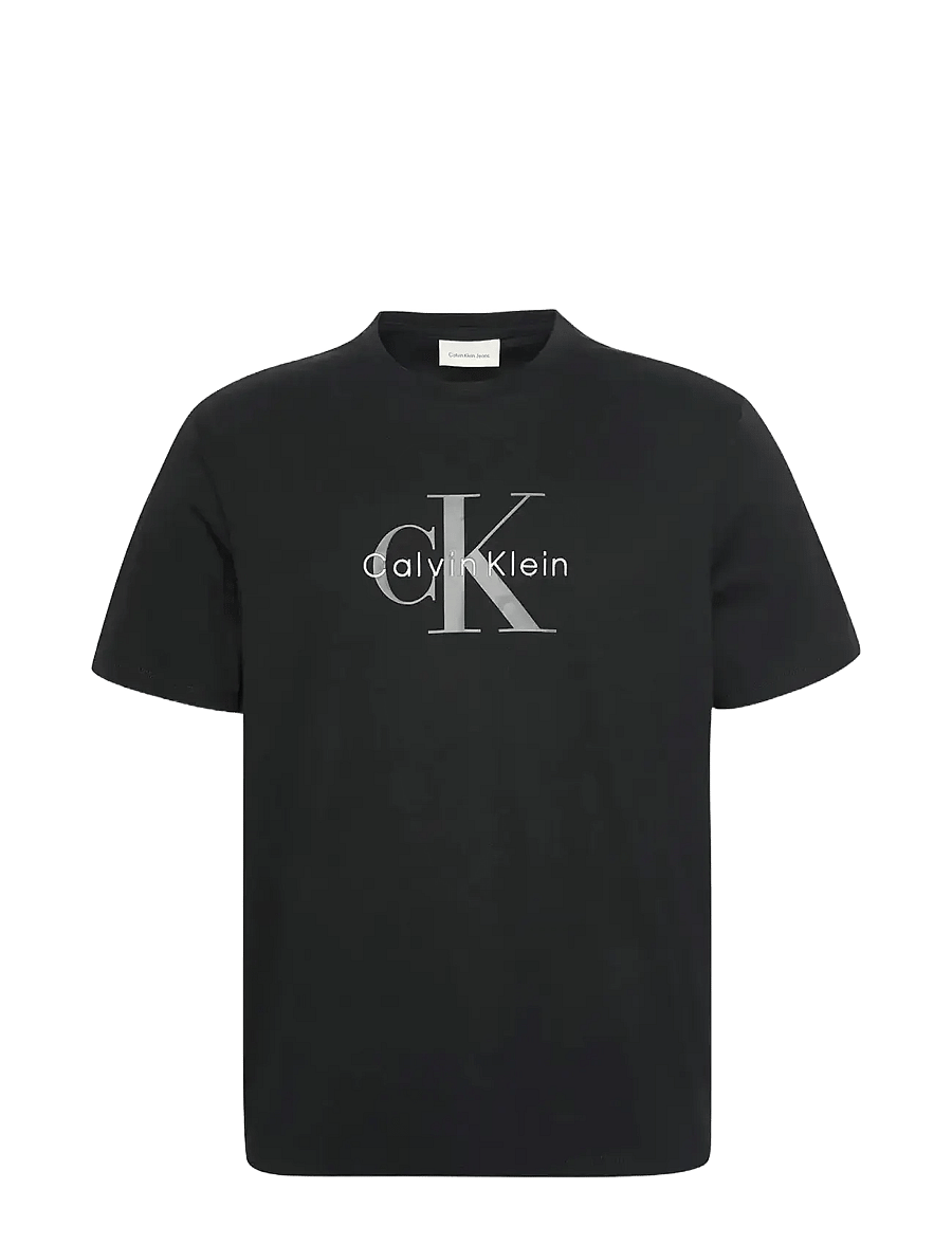 Calvin Klein Jeans - SS Hero Monologo Tee 20s - kurzärmelige t-shirts - black - 1