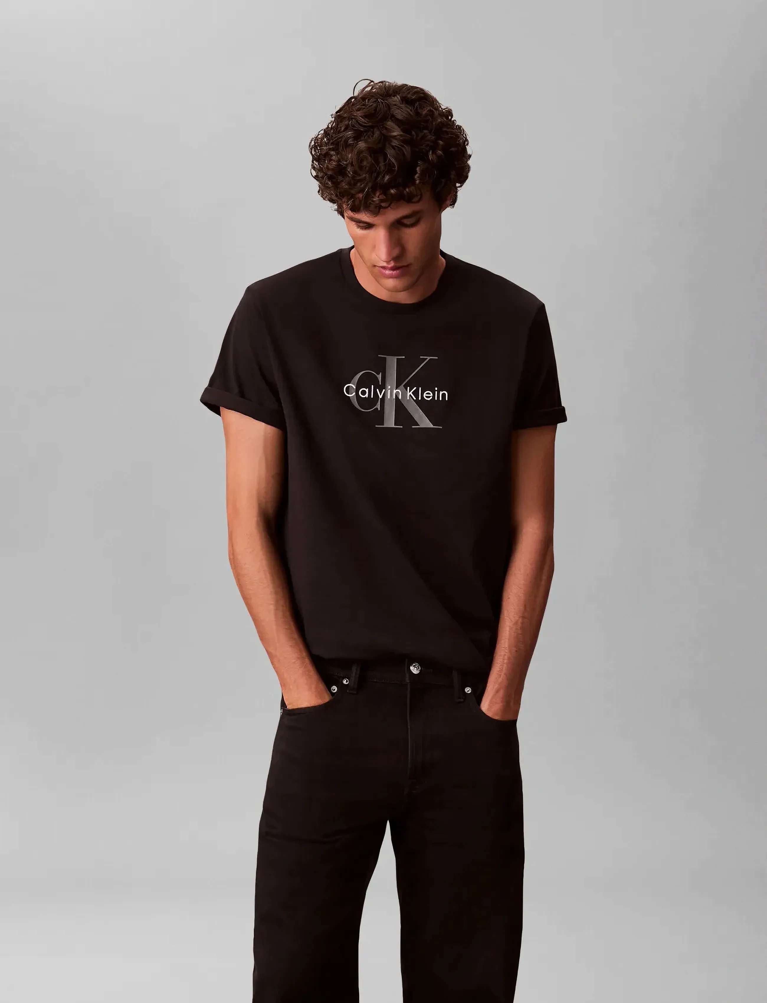 Calvin Klein Jeans Ss Hero Monologo Tee 20S t-shirts - bas herr – bild 6