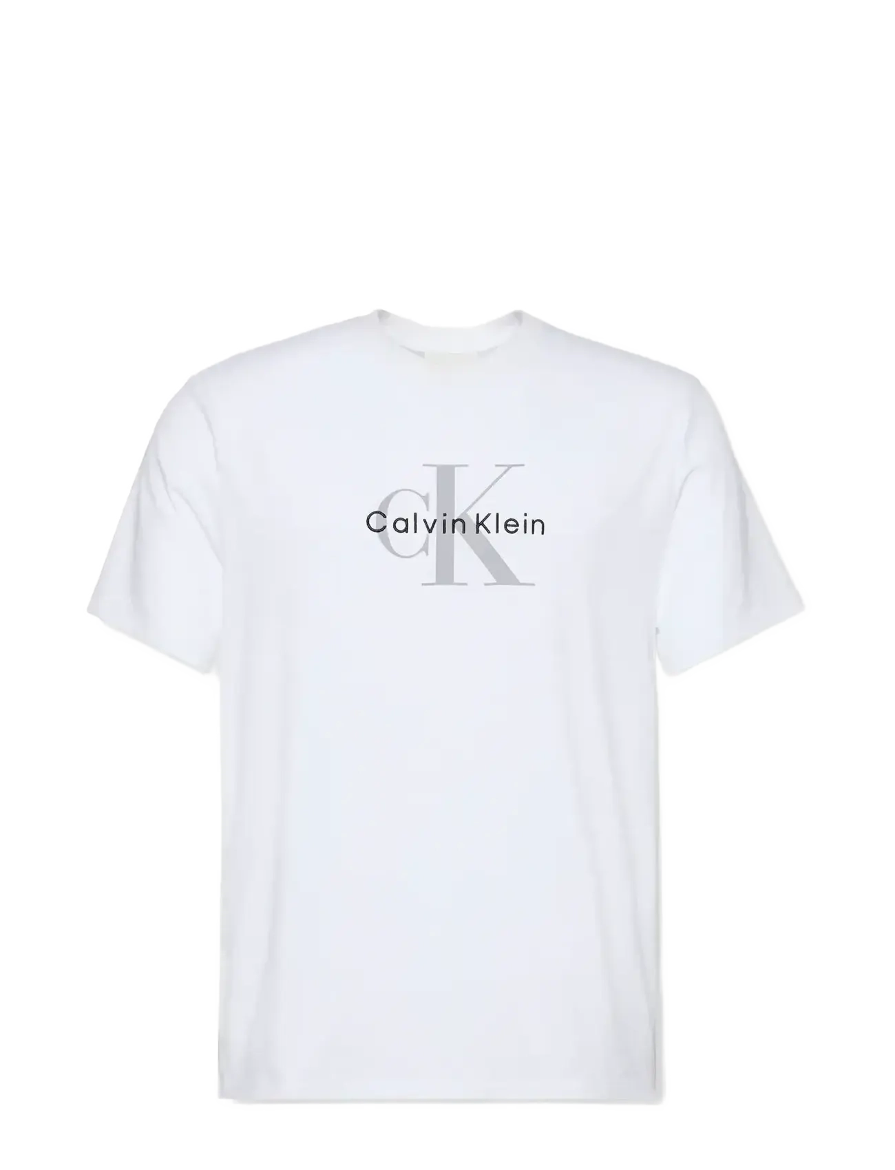 Calvin Klein Jeans - SS Hero Monologo Tee 20s - kurzärmelige t-shirts - bright white cloned - 1