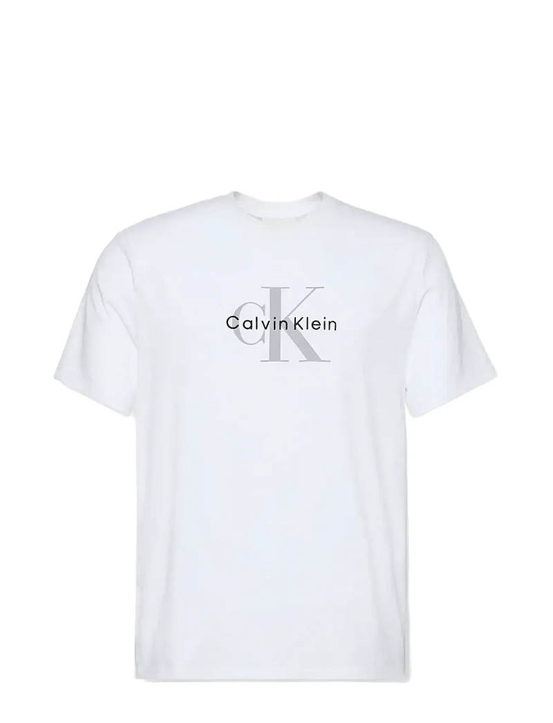 Calvin Klein Jeans - SS Hero Monologo Tee 20s - kortærmede t-shirts - brilliant white - 1