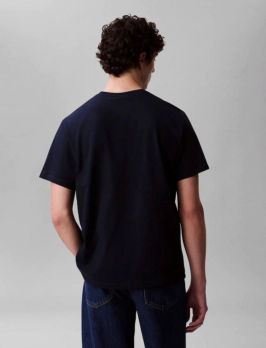 Calvin Klein Jeans - SS Hero Monologo Tee 20s - short-sleeved t-shirts - dark sapphire - 3