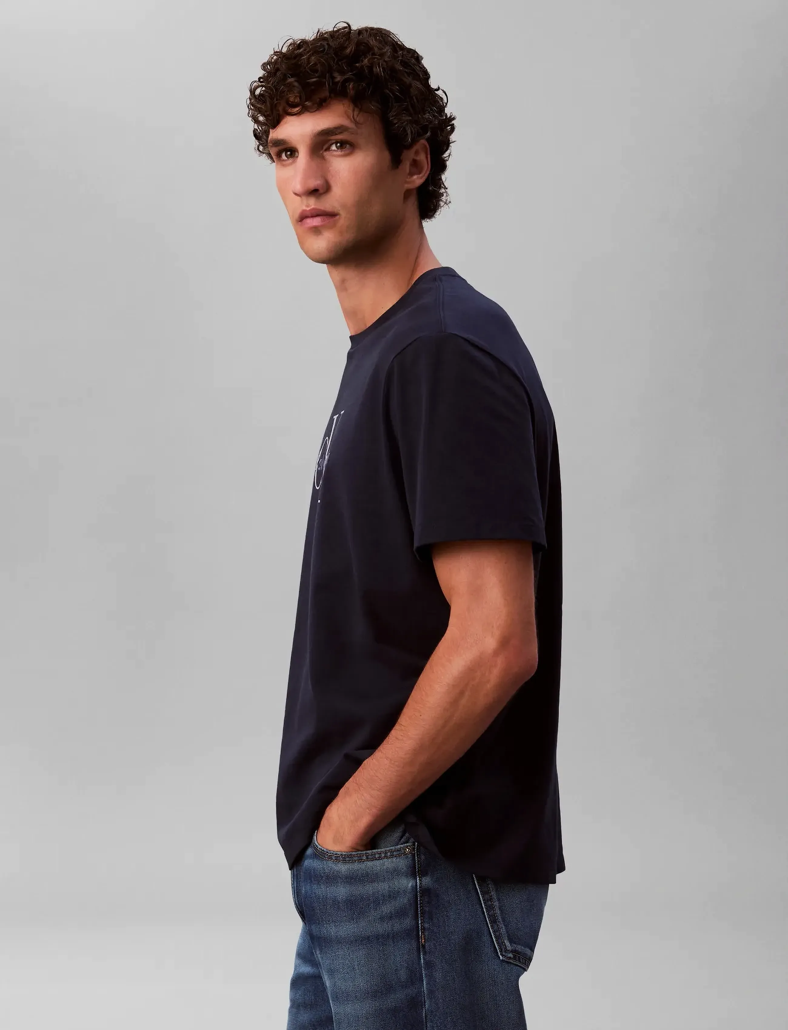 Calvin Klein Jeans Ss Hero Monologo Tee 20S t-shirts - bas herr – bild 7