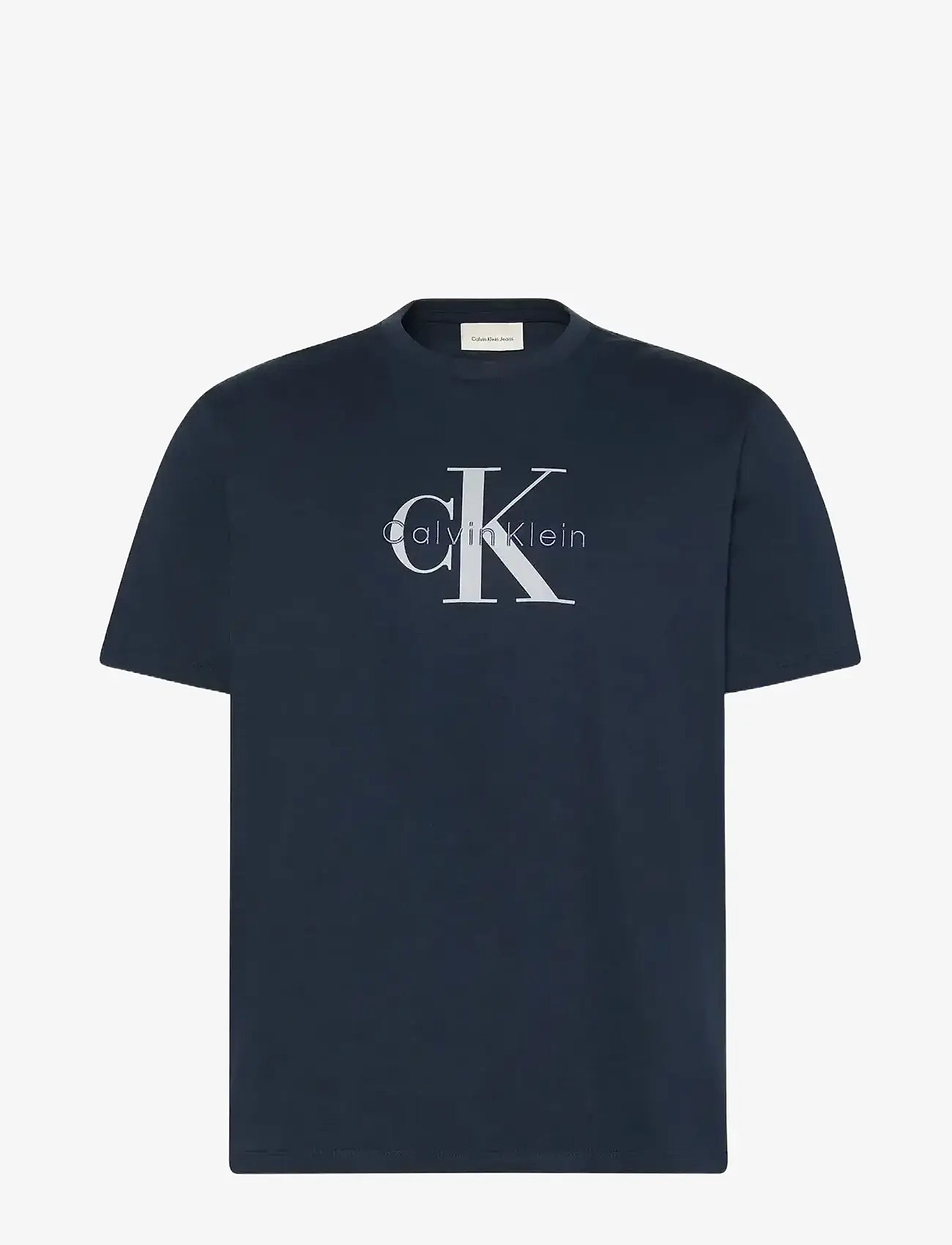 Calvin Klein Jeans - SS Hero Monologo Tee 20s - kortærmede t-shirts - dark sapphire - 1