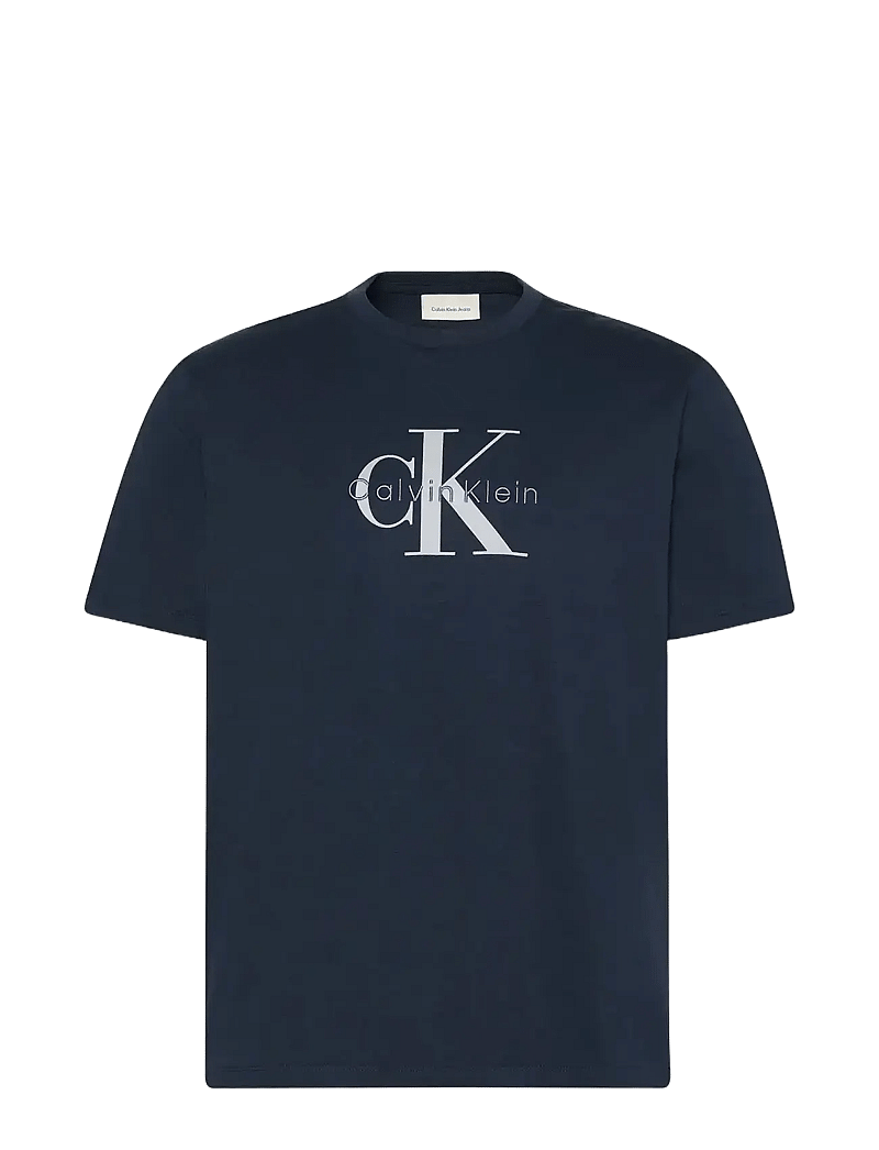 Calvin Klein Jeans - SS Hero Monologo Tee 20s - kortærmede t-shirts - dark sapphire - 1