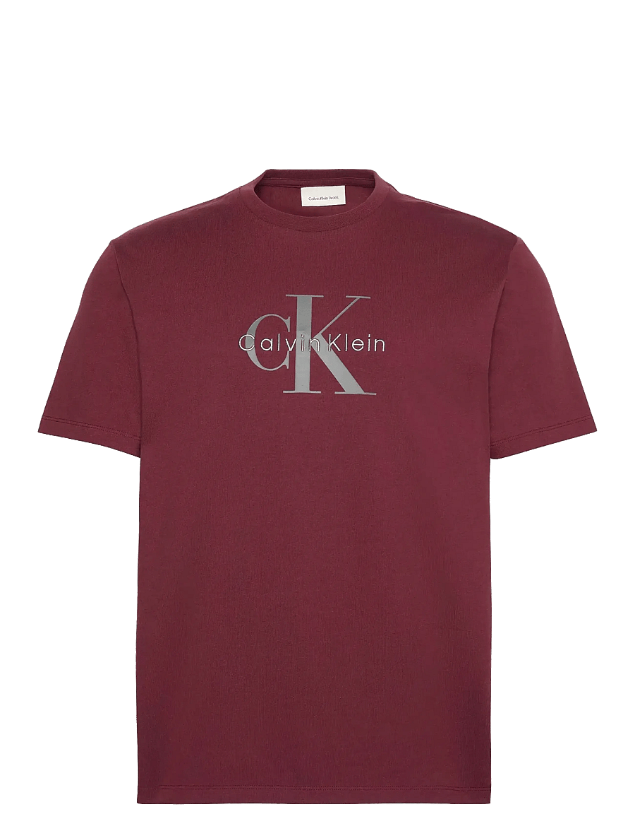 Calvin Klein Jeans - SS Hero Monologo Tee 20s - kurzärmelige t-shirts - renaissance red - 0