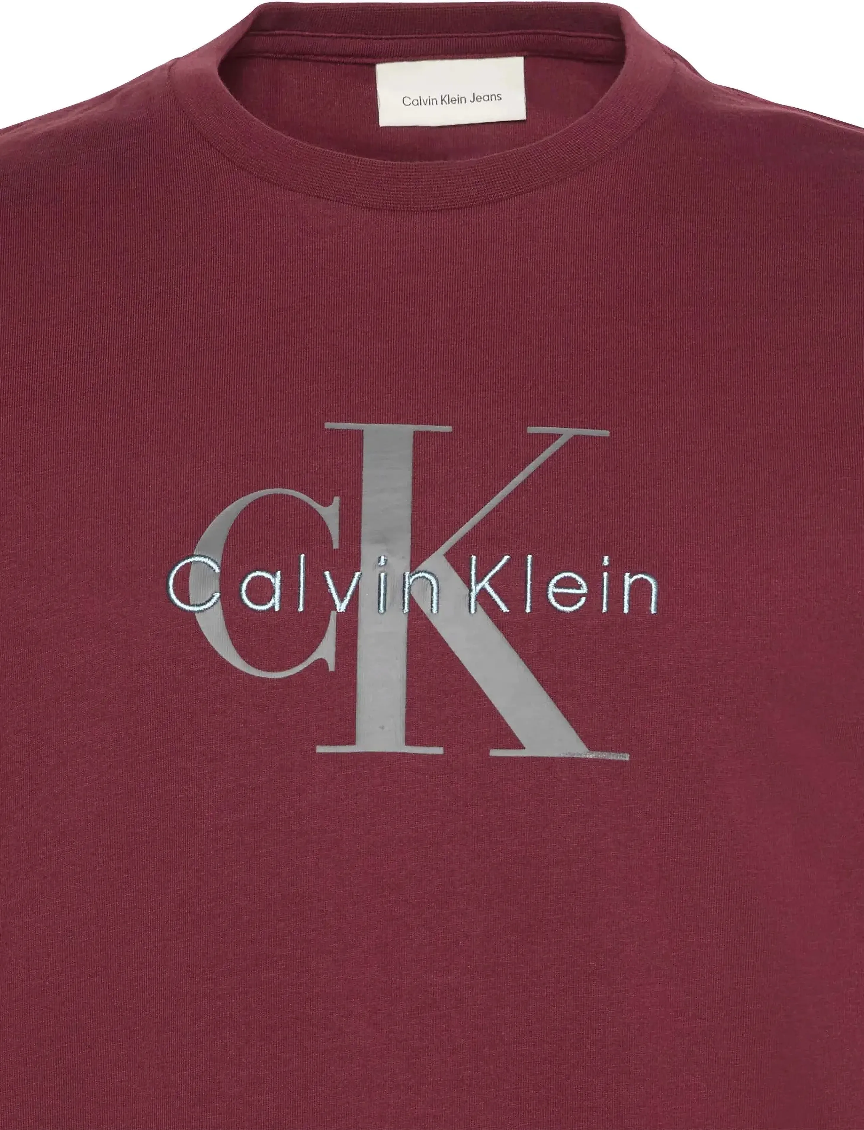 Calvin Klein Jeans - SS Hero Monologo Tee 20s - lühikeste varrukatega t-särgid - renaissance red - 2
