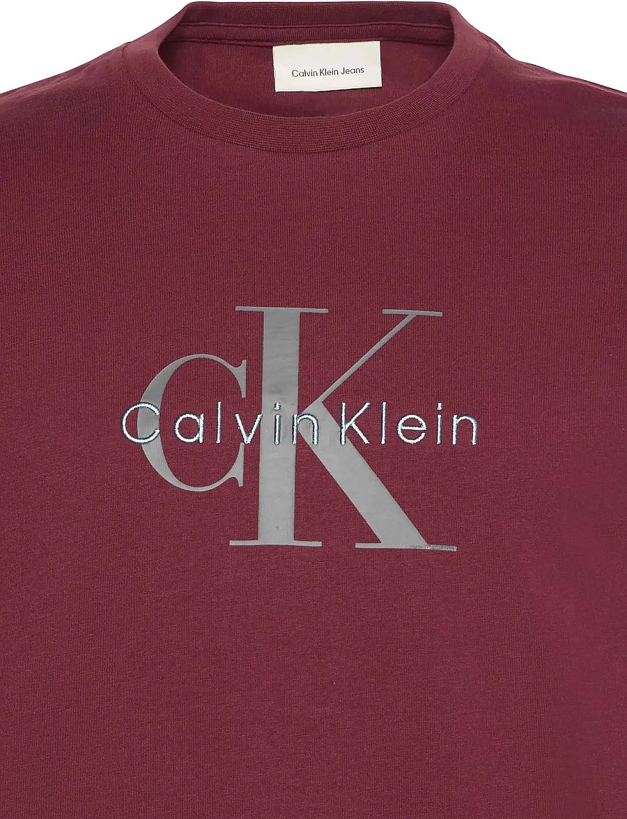 Calvin Klein Jeans - SS Hero Monologo Tee 20s - kurzärmelige t-shirts - renaissance red - 2