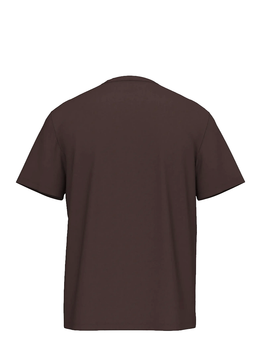 Calvin Klein Jeans - SS Hero Monologo Tee 20s - short-sleeved t-shirts - rich brown - 2