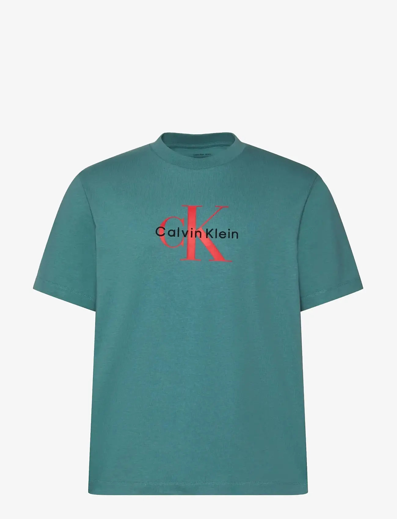 Calvin Klein Jeans - SS Hero Monologo Tee 20s - short-sleeved t-shirts - tequila blue - 1