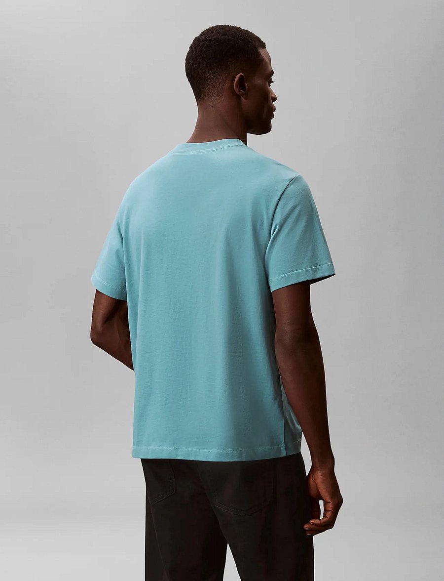 Calvin Klein Jeans - SS Hero Monologo Tee 20s - lühikeste varrukatega t-särgid - tequila blue - 3